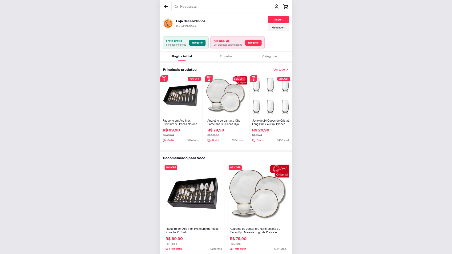 website screenshot of https://baratasso.biz/