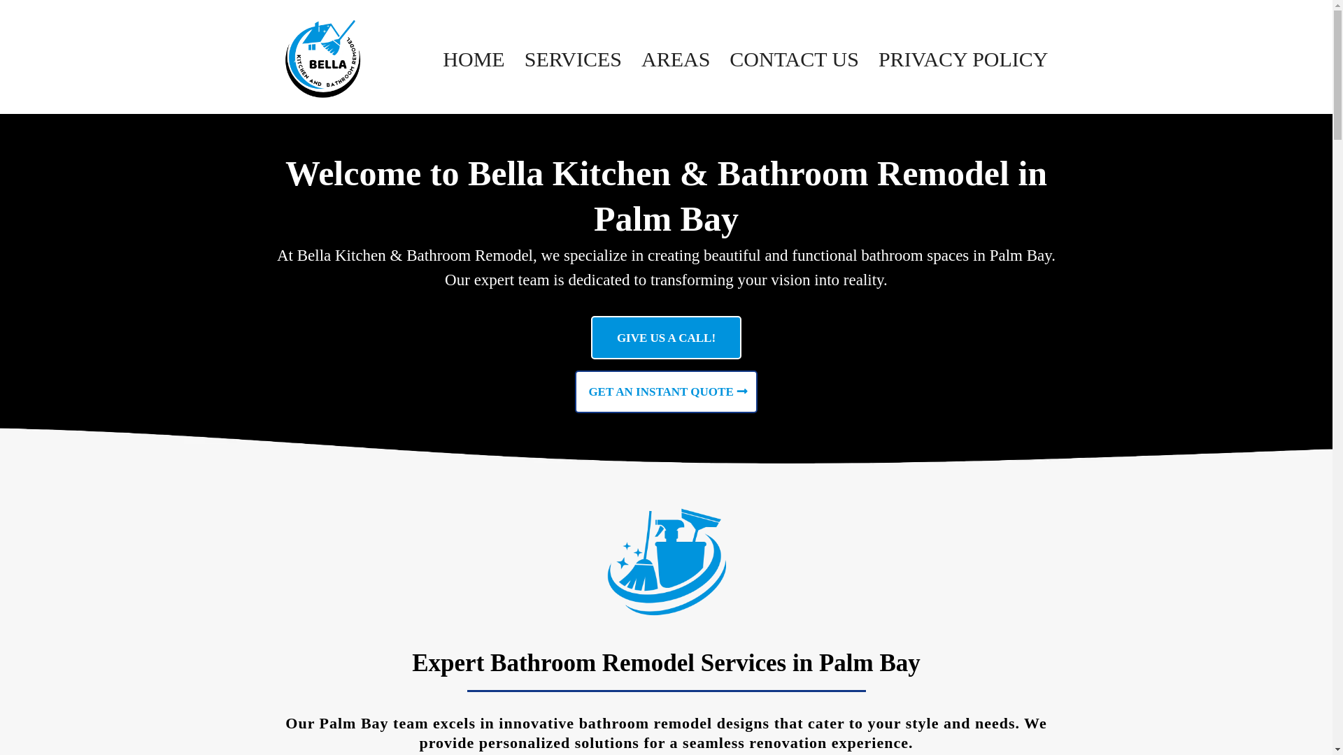 website screenshot of https://bellakitchenandbathroomremodelpalmbay.com/