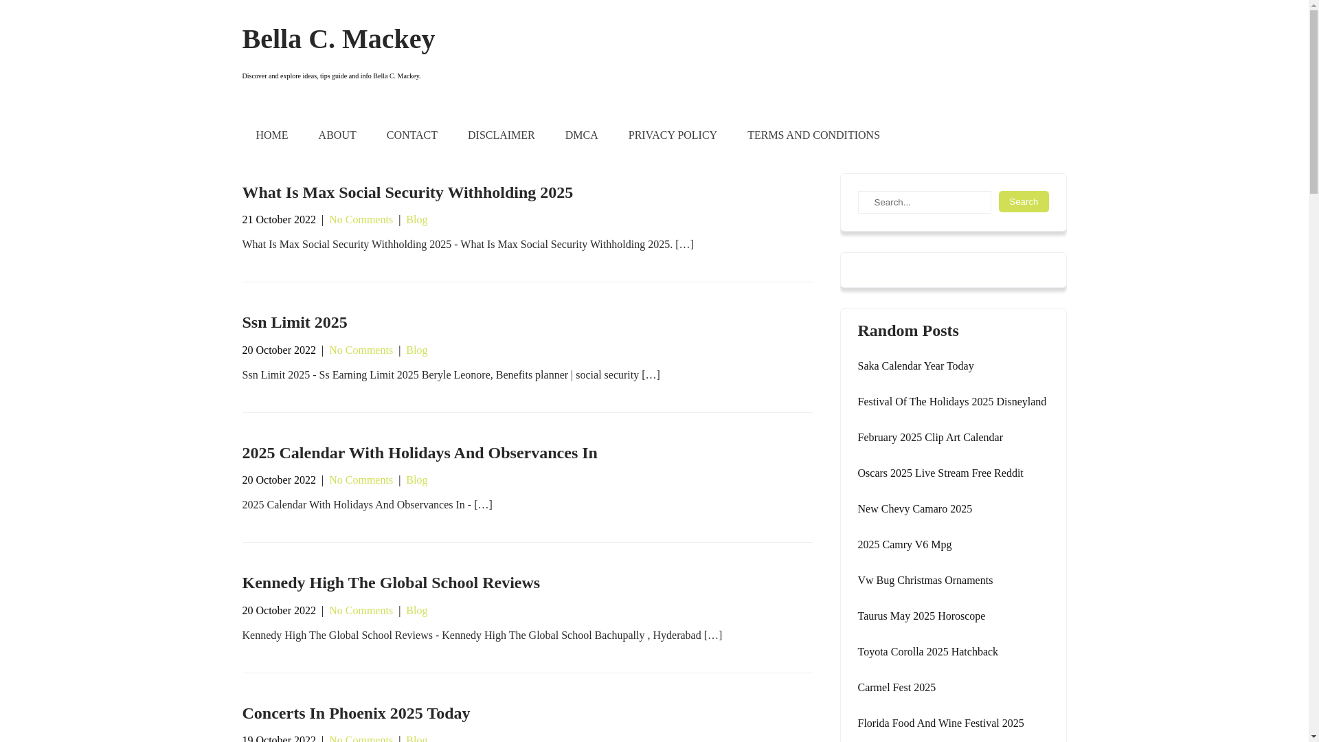 website screenshot of https://bellacmackey.pages.dev/