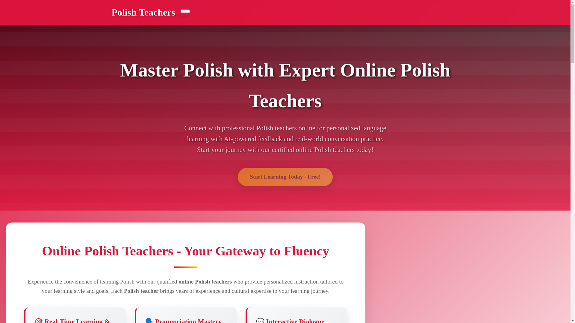 website screenshot of https://polishteachers.pages.dev/