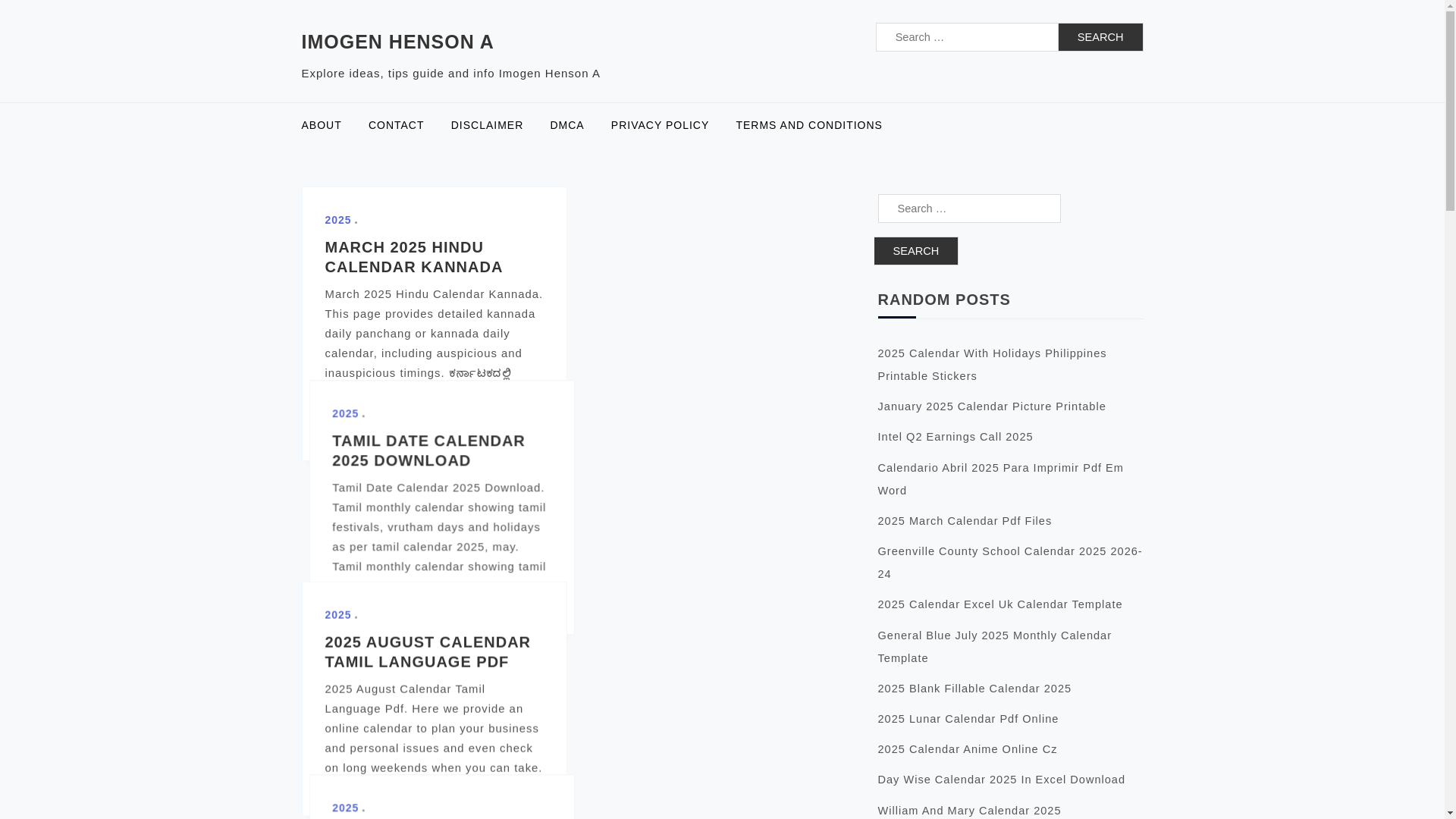 website screenshot of https://imogenhensona.pages.dev/