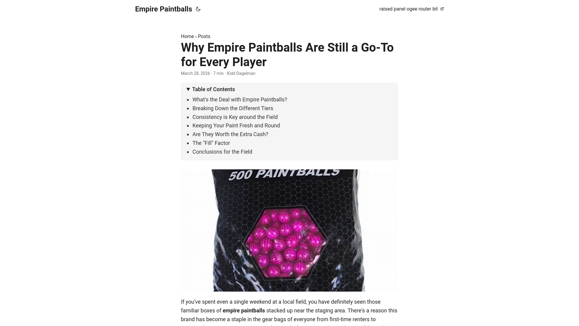 website screenshot of https://empire-paintballs.pages.dev/