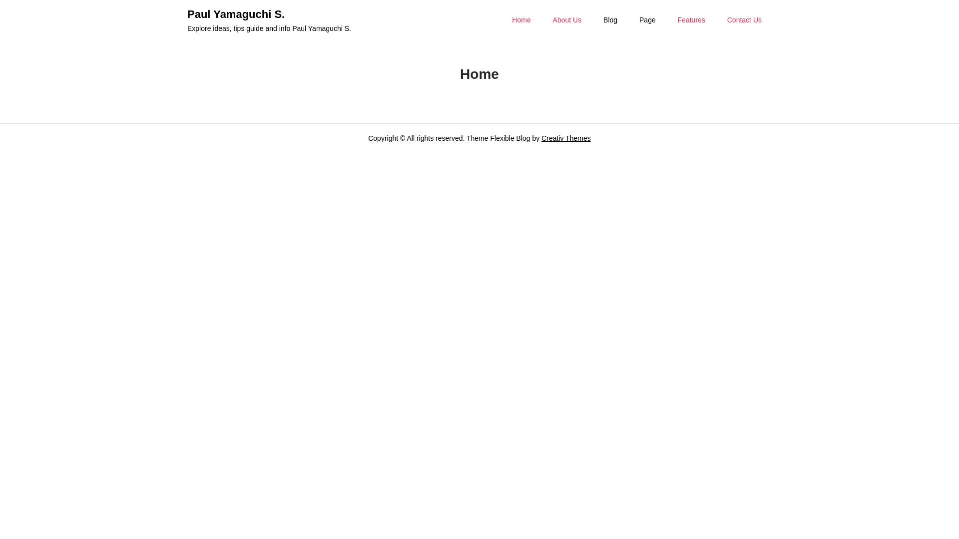 website screenshot of https://paulyamaguchis.pages.dev/