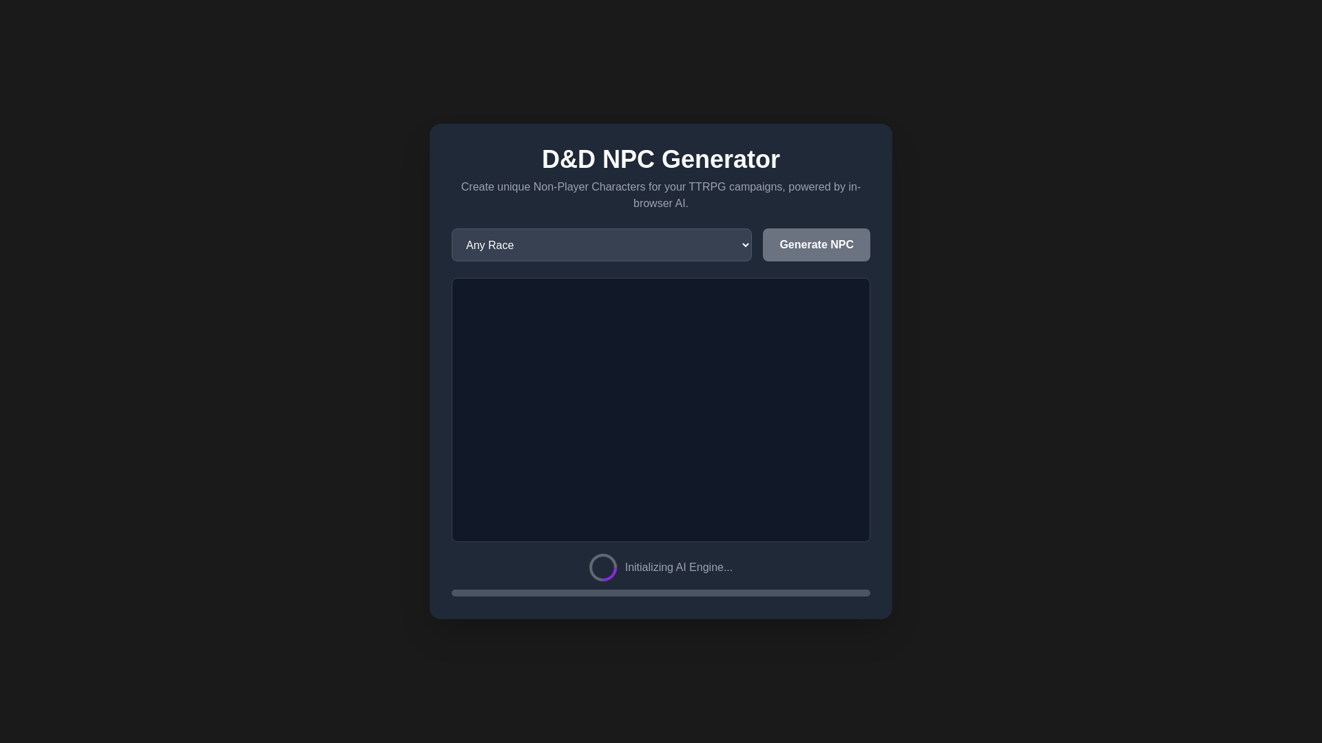website screenshot of https://npc-maker.pages.dev/