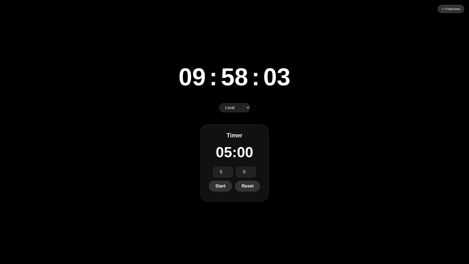 website screenshot of https://clock-32c.pages.dev/