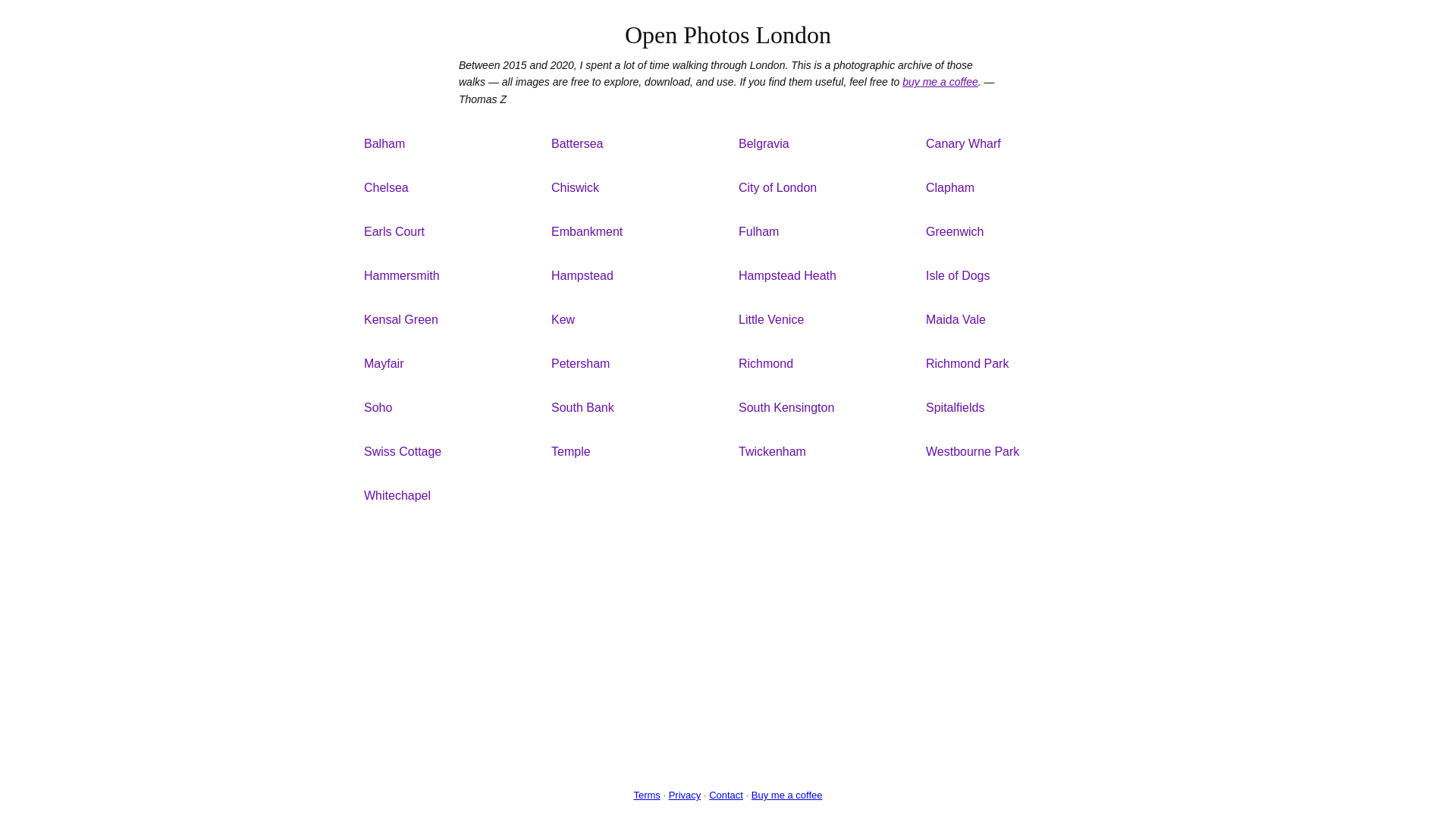 website screenshot of https://openphotos-london.pages.dev/
