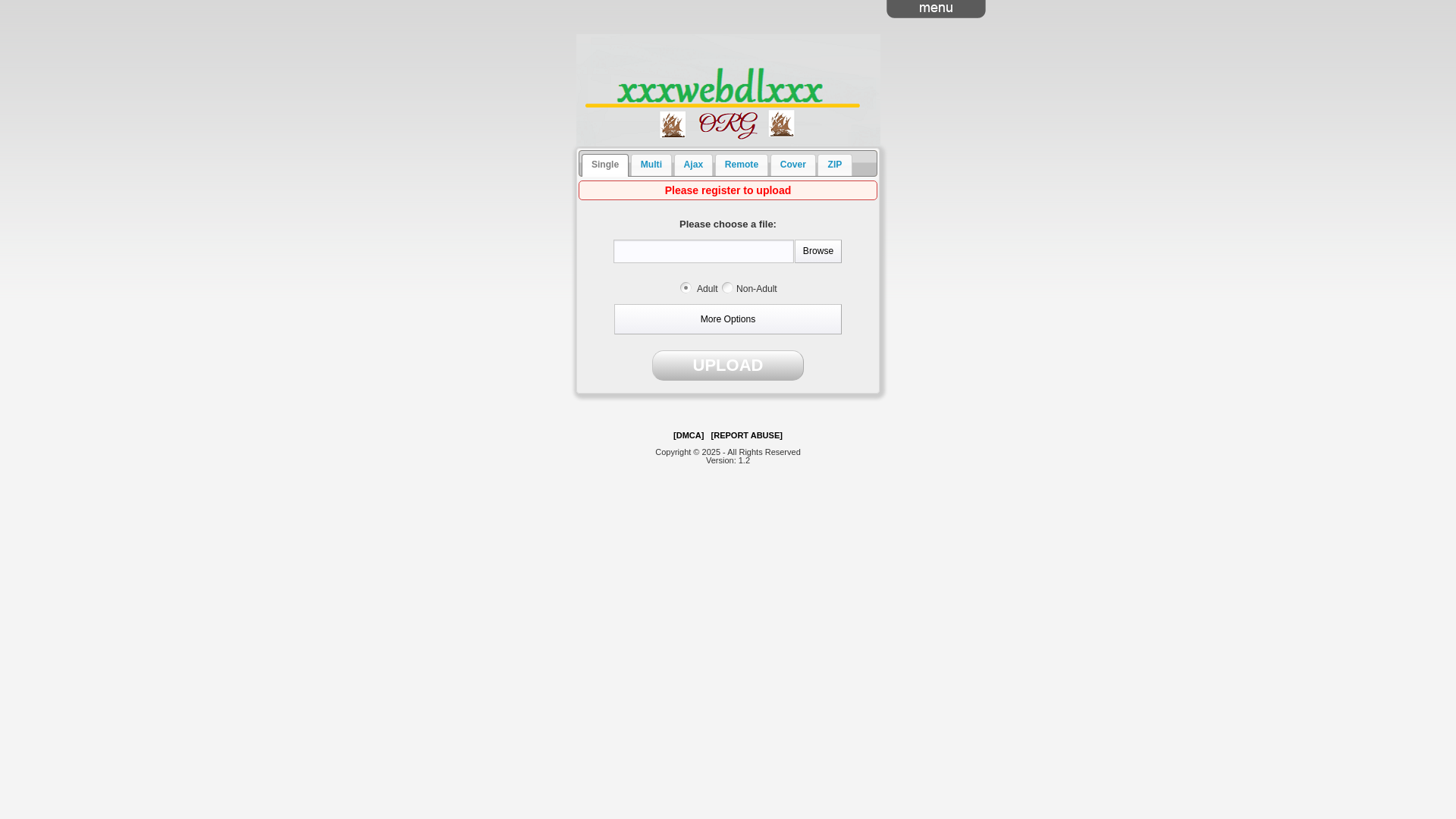 website screenshot of https://xxxwebdlxxx.org