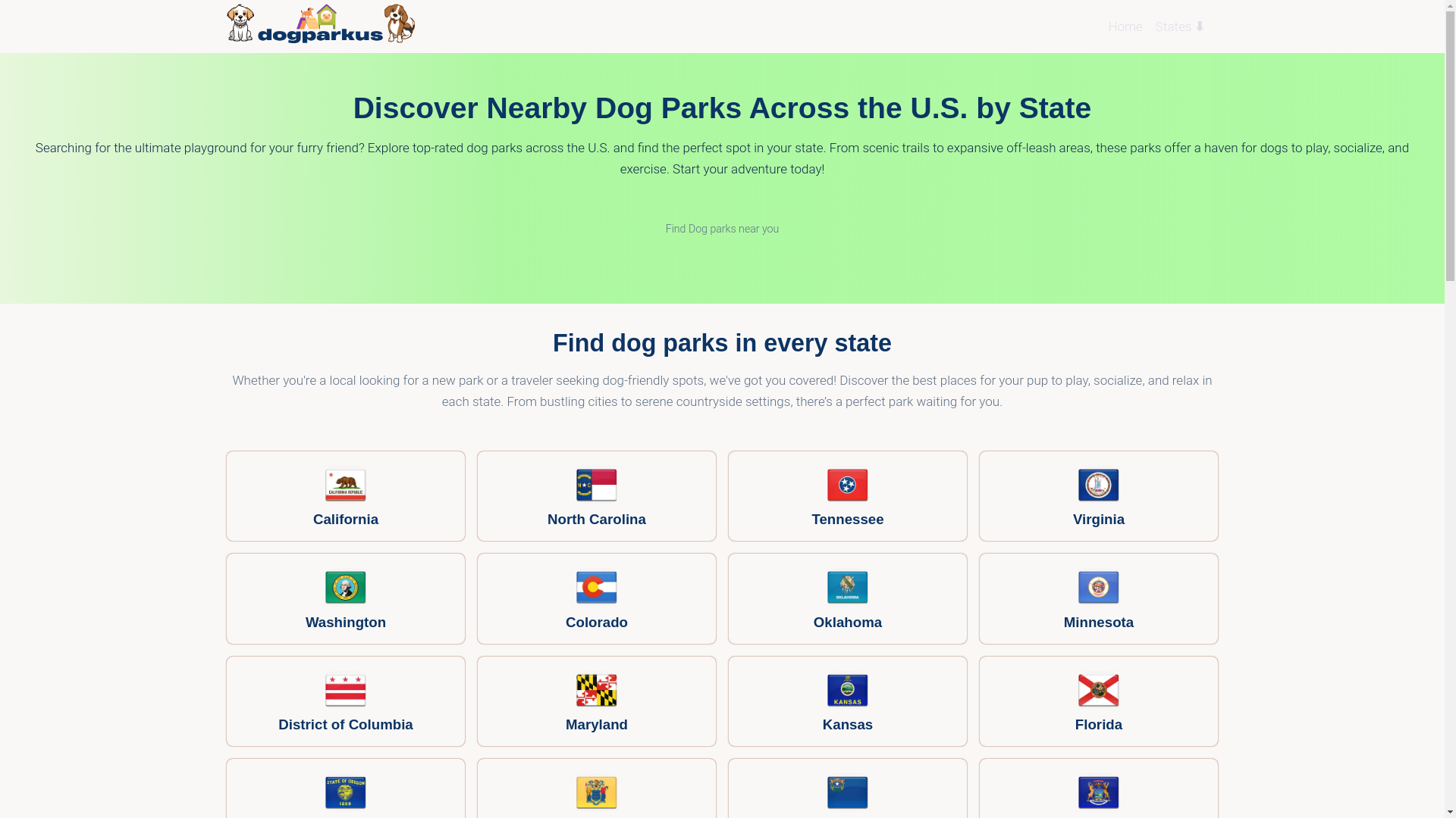 website screenshot of https://dogpark-autohakemisto.pages.dev/
