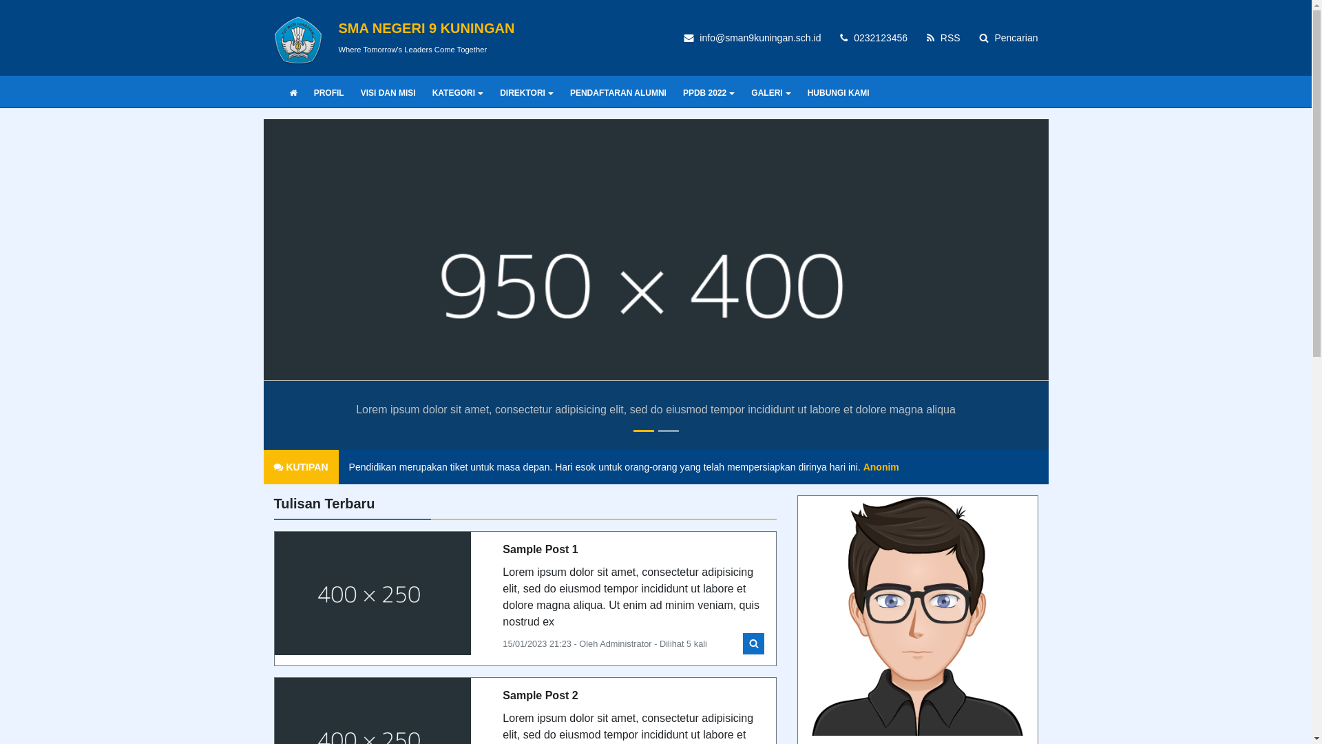 website screenshot of https://sekolah-bisa.sch.id/