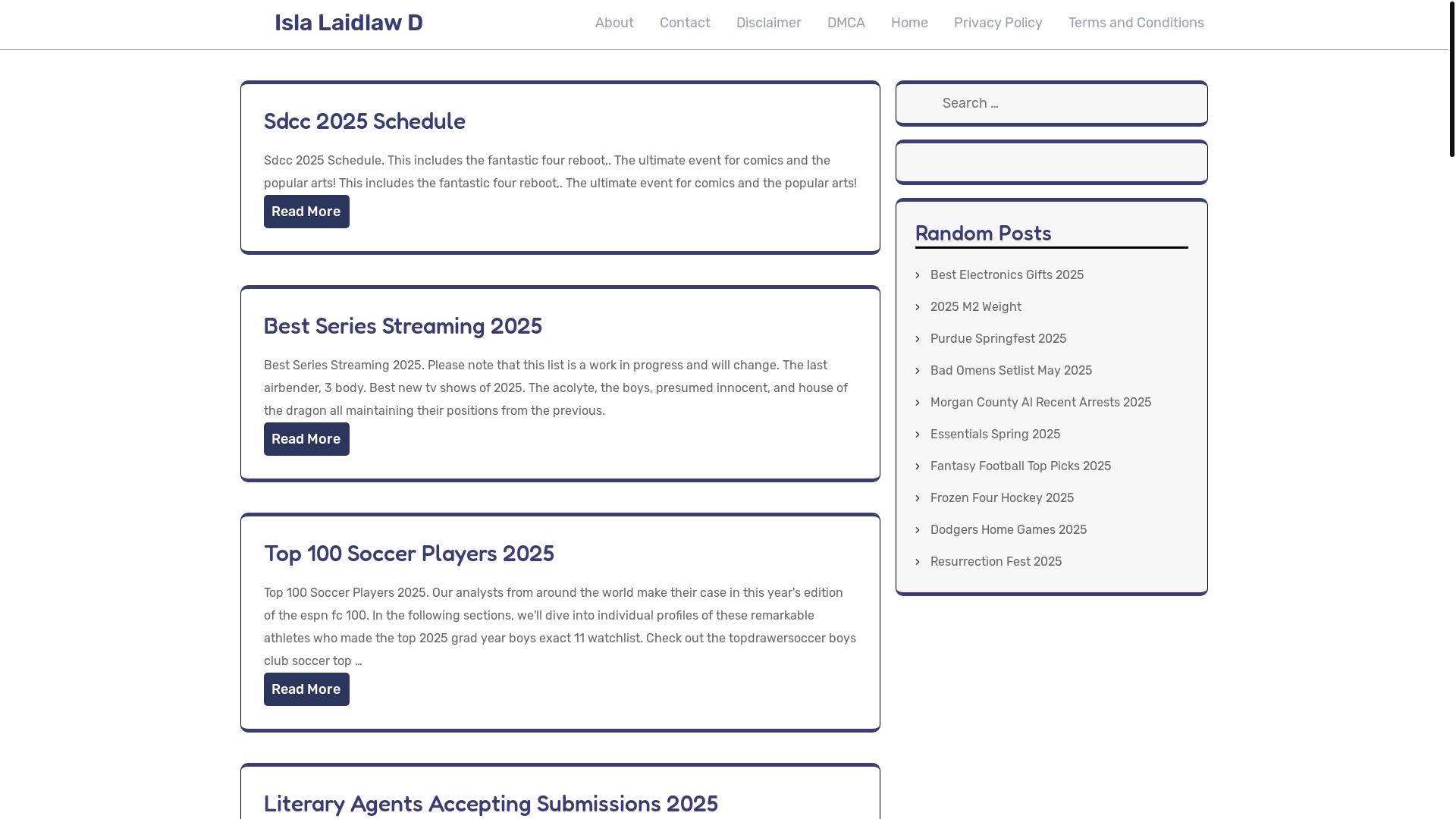 website screenshot of https://islalaidlawd.pages.dev/