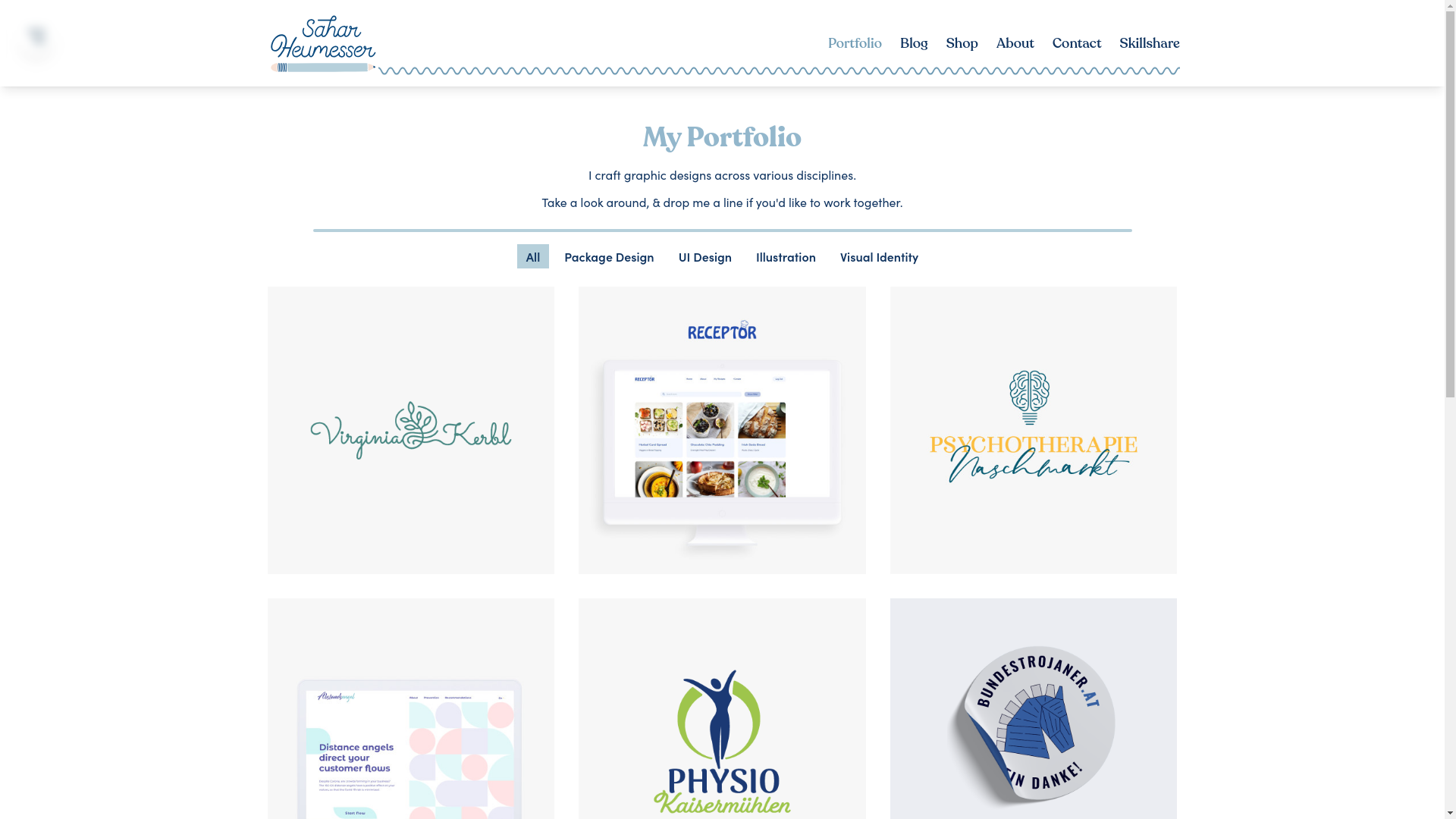 website screenshot of https://sahar-design.pages.dev/