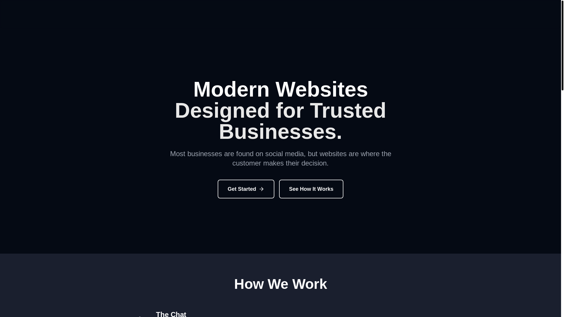 website screenshot of https://digitaldev.ie/