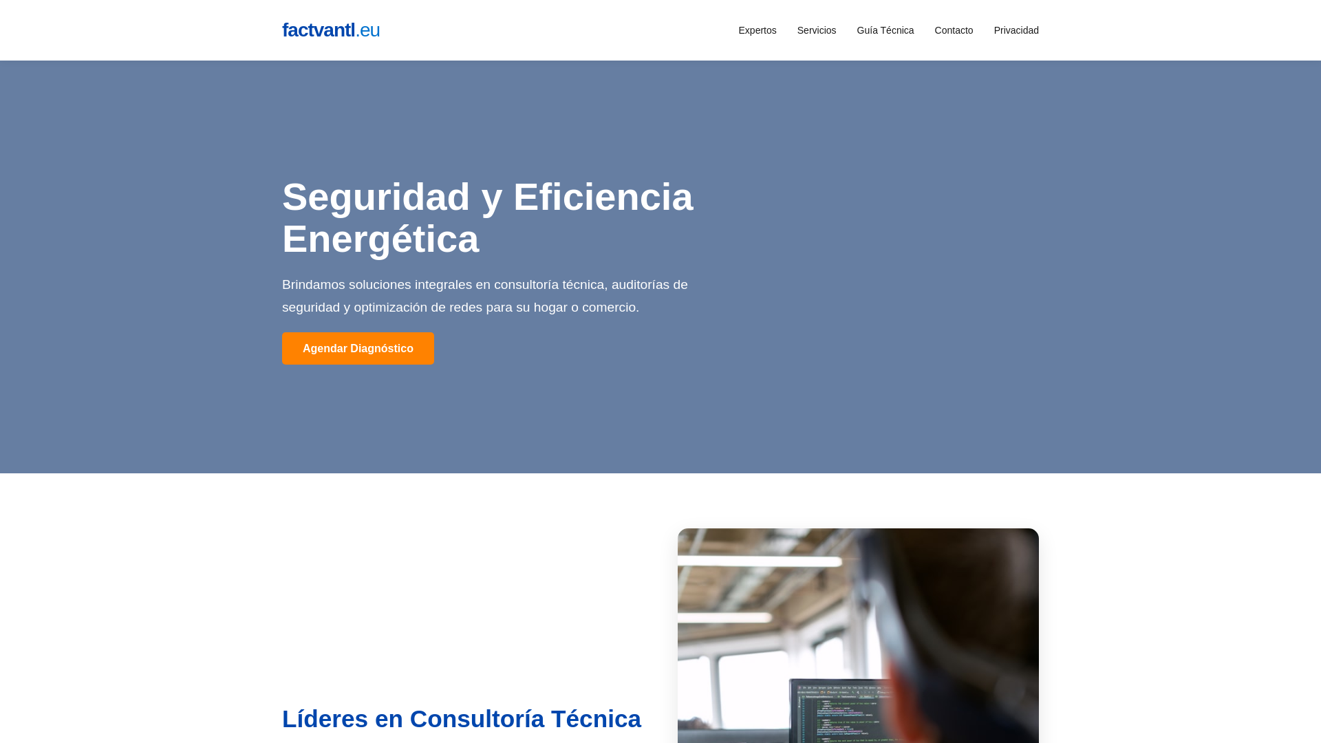 website screenshot of https://factvantl.eu/