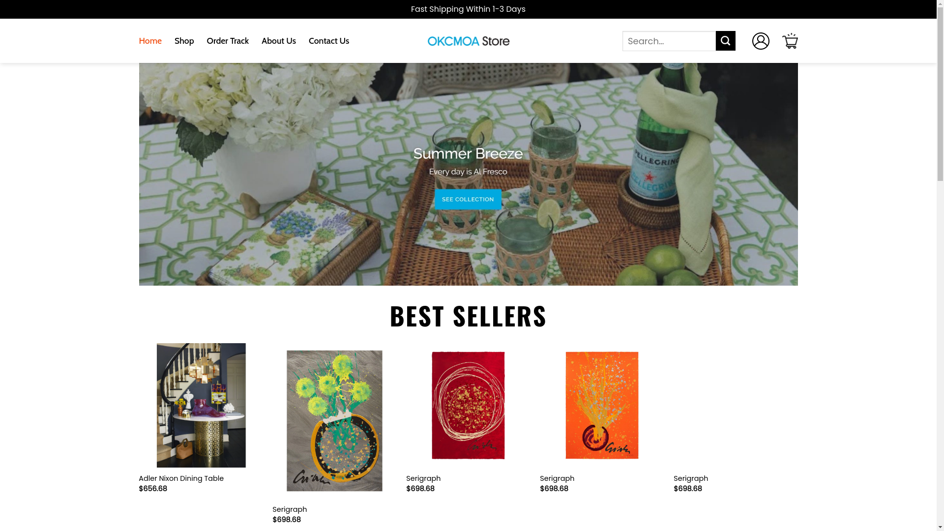 website screenshot of https://myokcmoastore.shop/