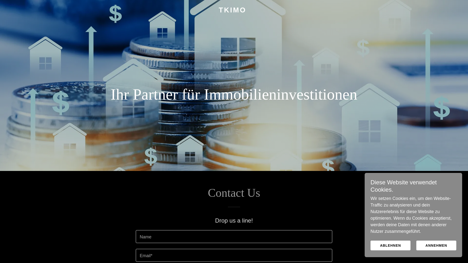 website screenshot of https://tkimo.de/