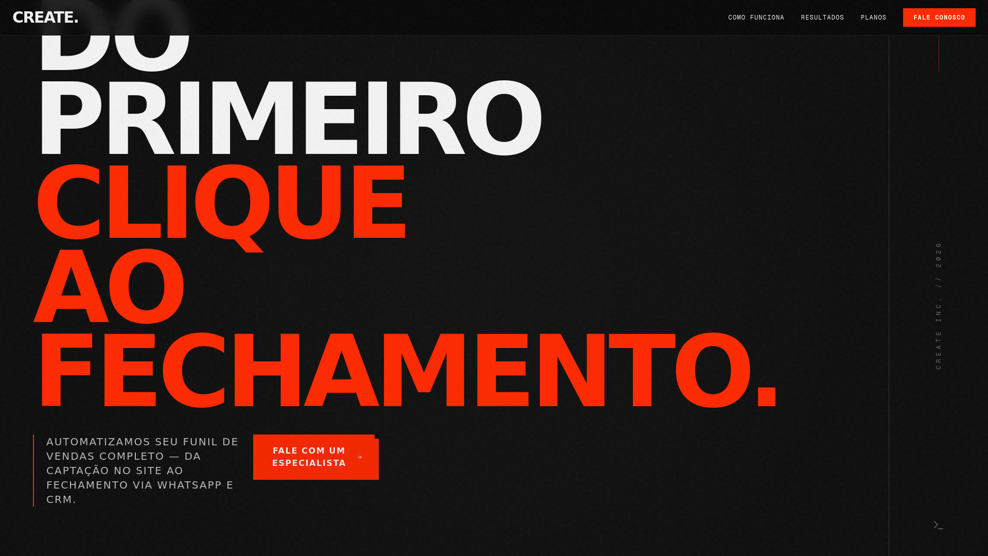 website screenshot of https://site-create.pages.dev/
