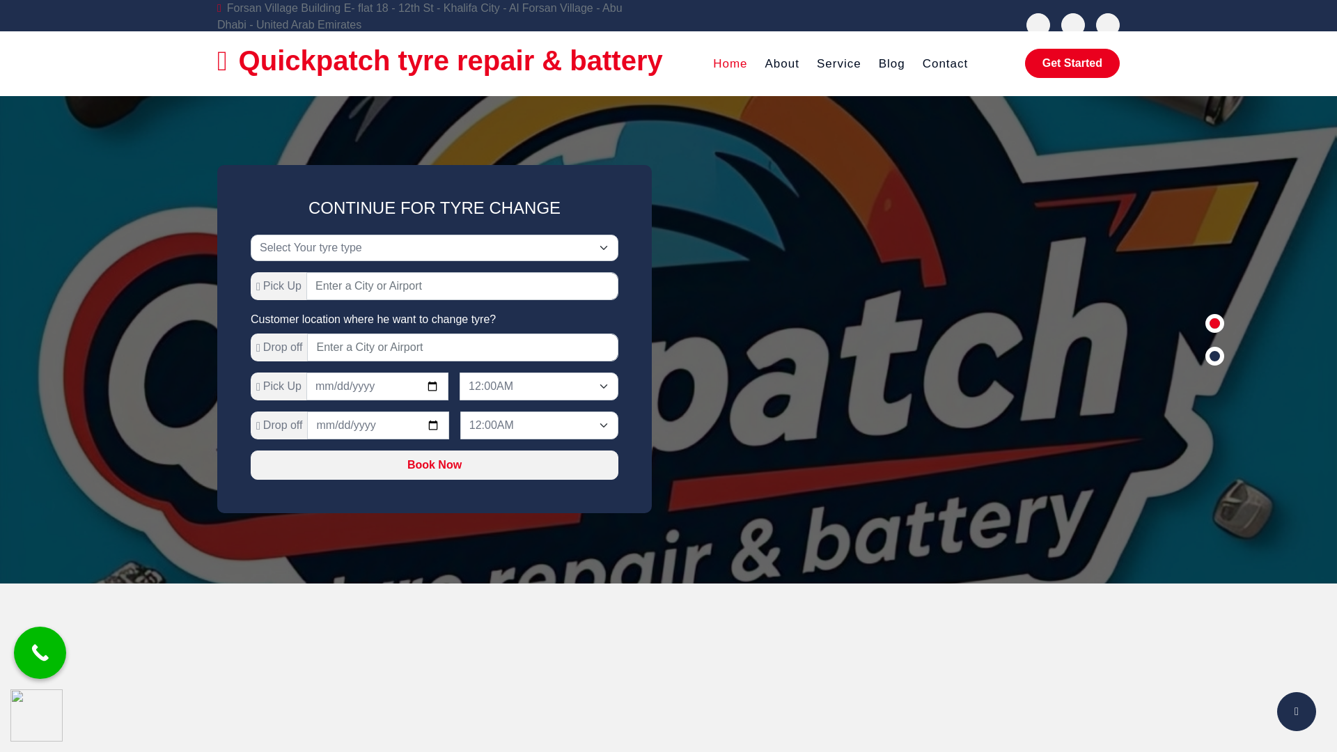 website screenshot of https://quickpatchtyrerepairbattery.shop/