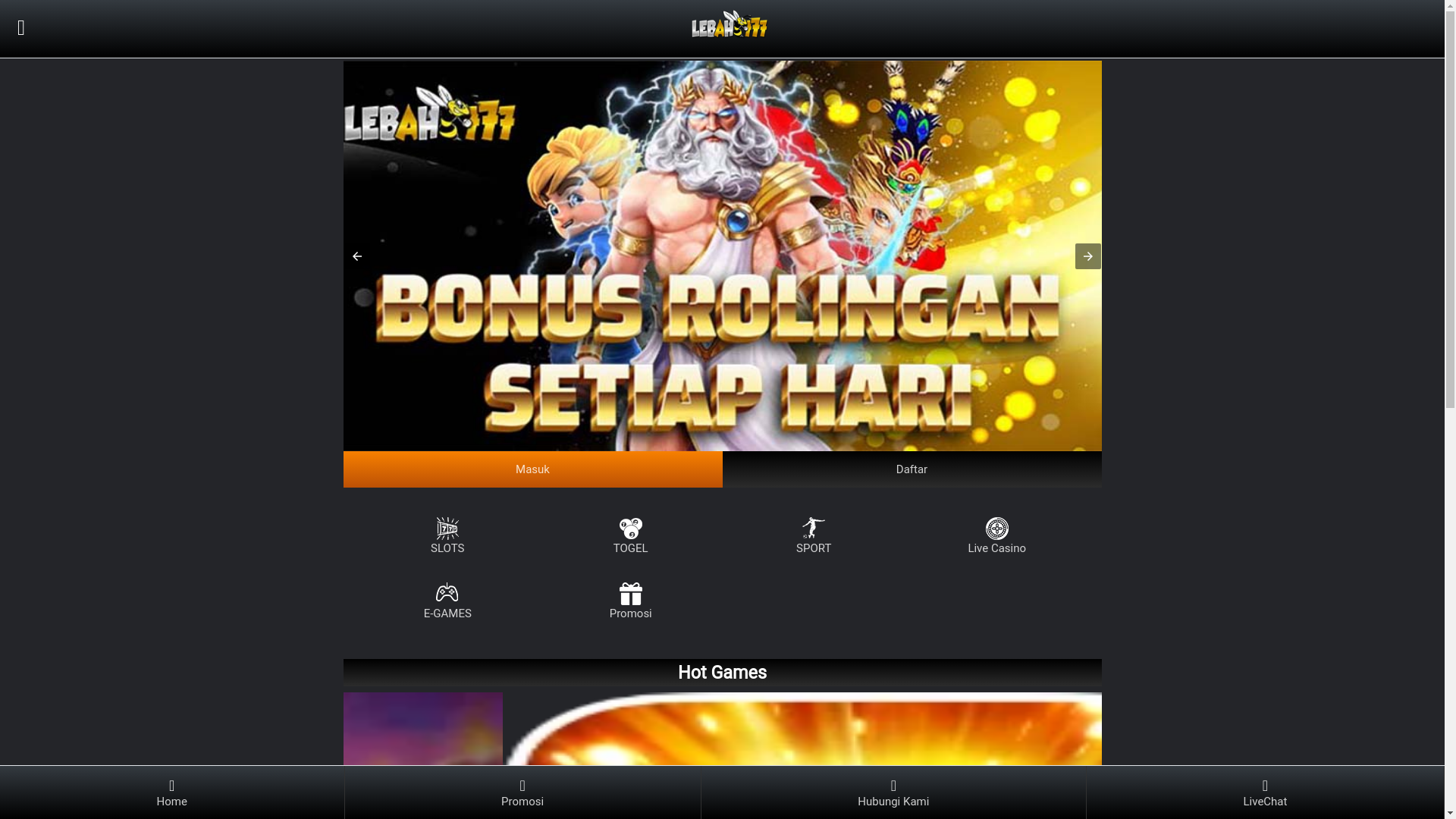 website screenshot of https://lebahganteng-amp11.xyz/