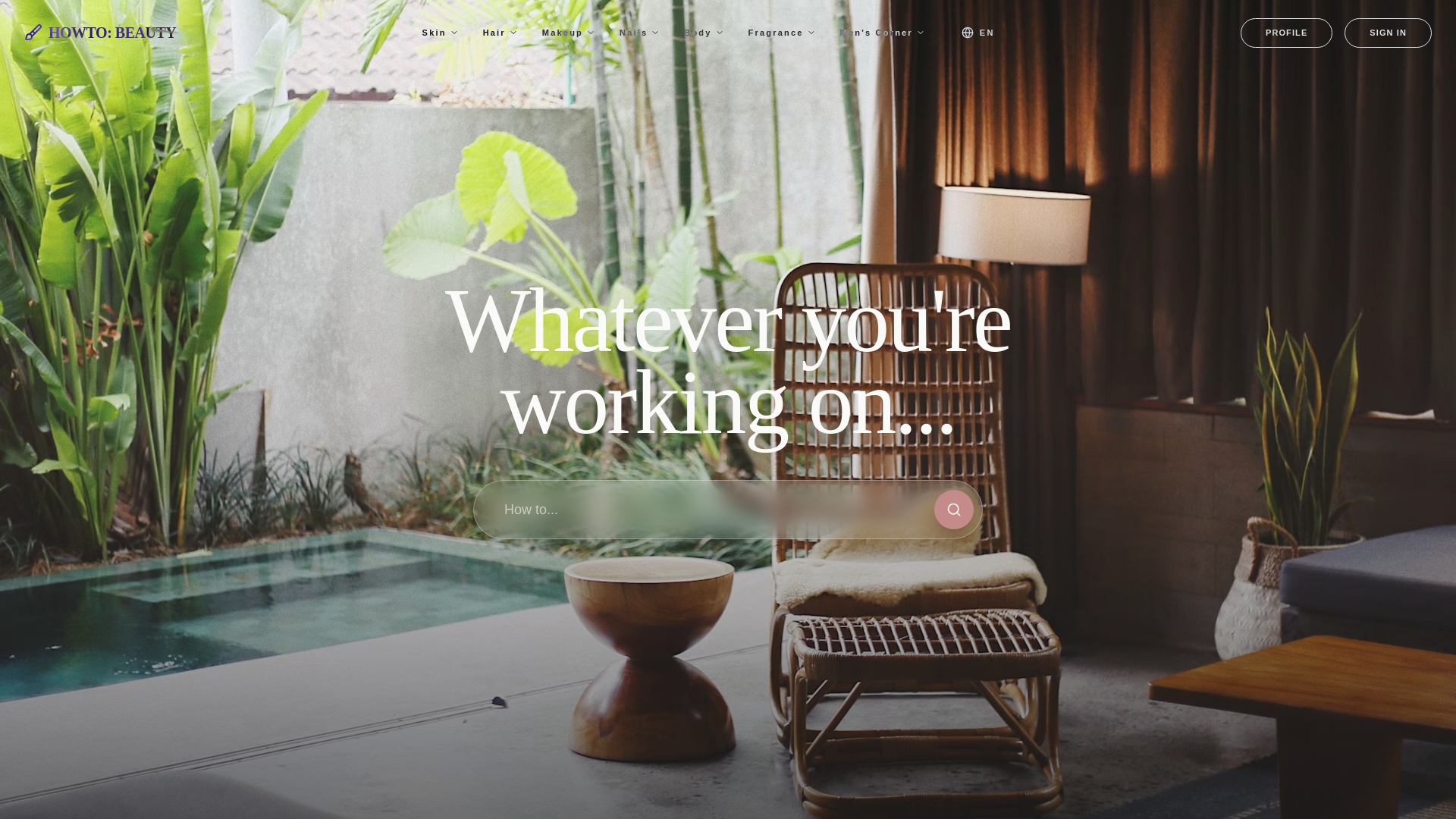 website screenshot of https://howtobeautyedition.pages.dev/