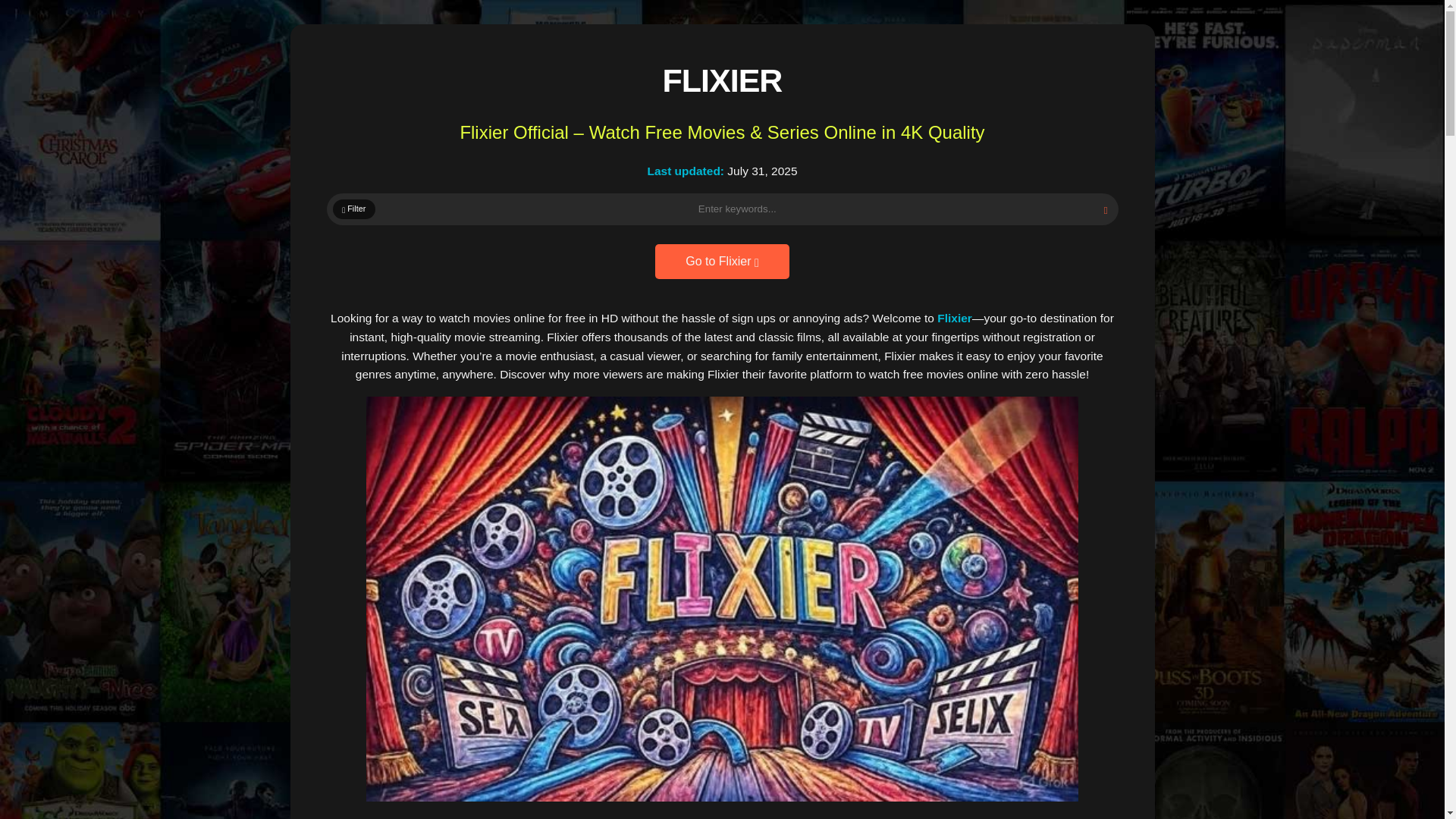 website screenshot of https://flixier-store.pages.dev/