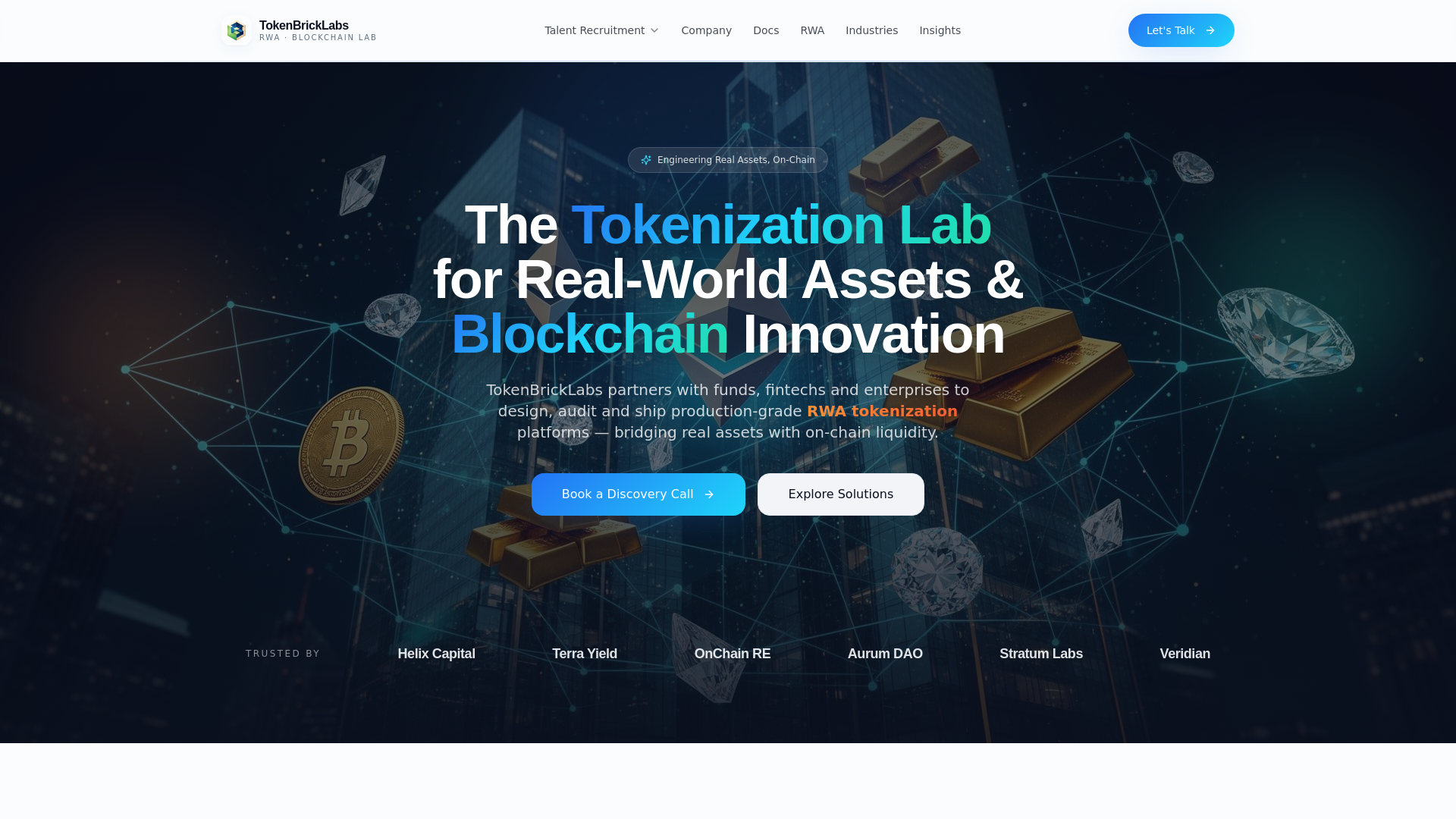 website screenshot of https://blockterralab.com