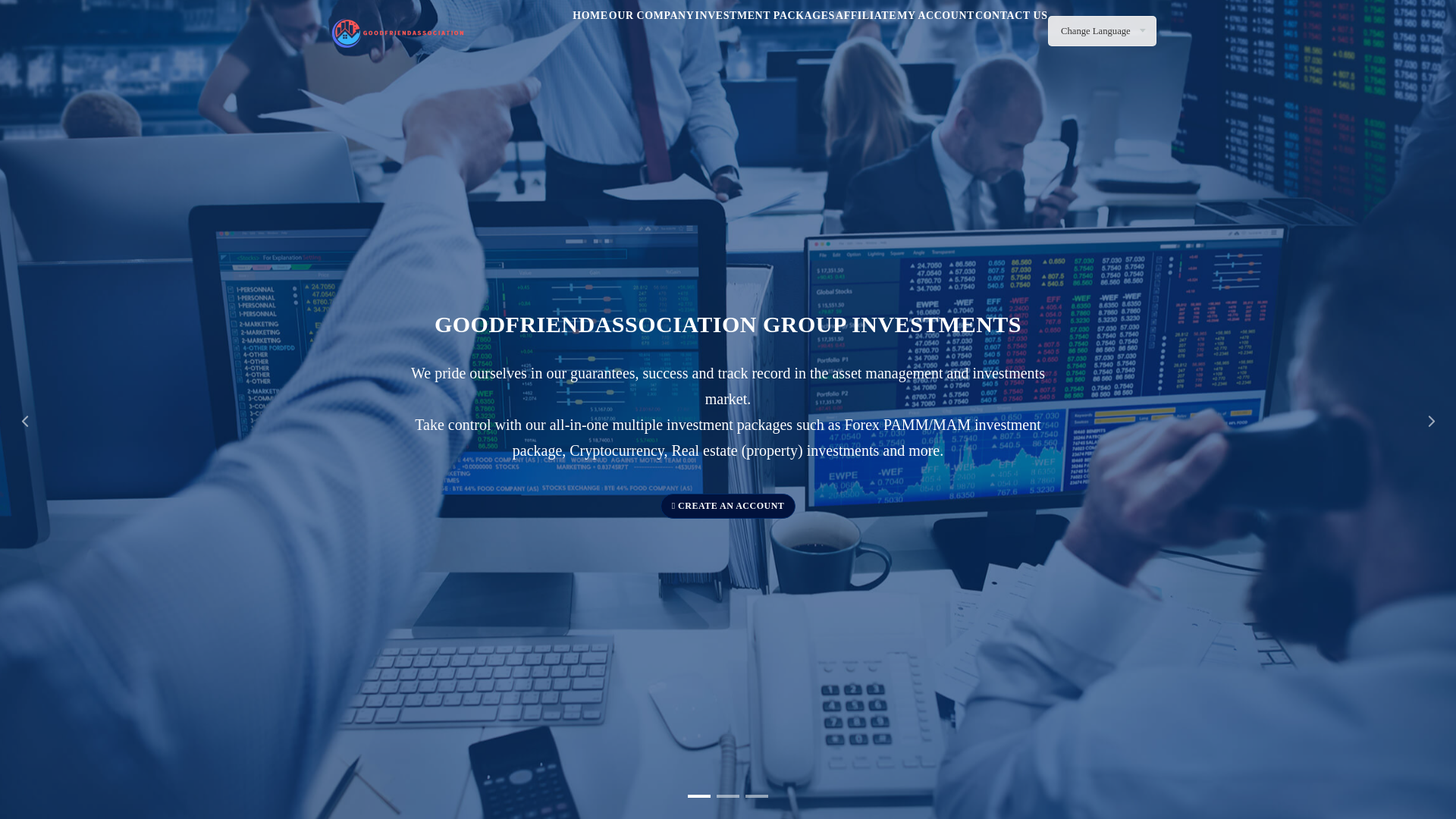 website screenshot of https://www.goodfriendassociation.com