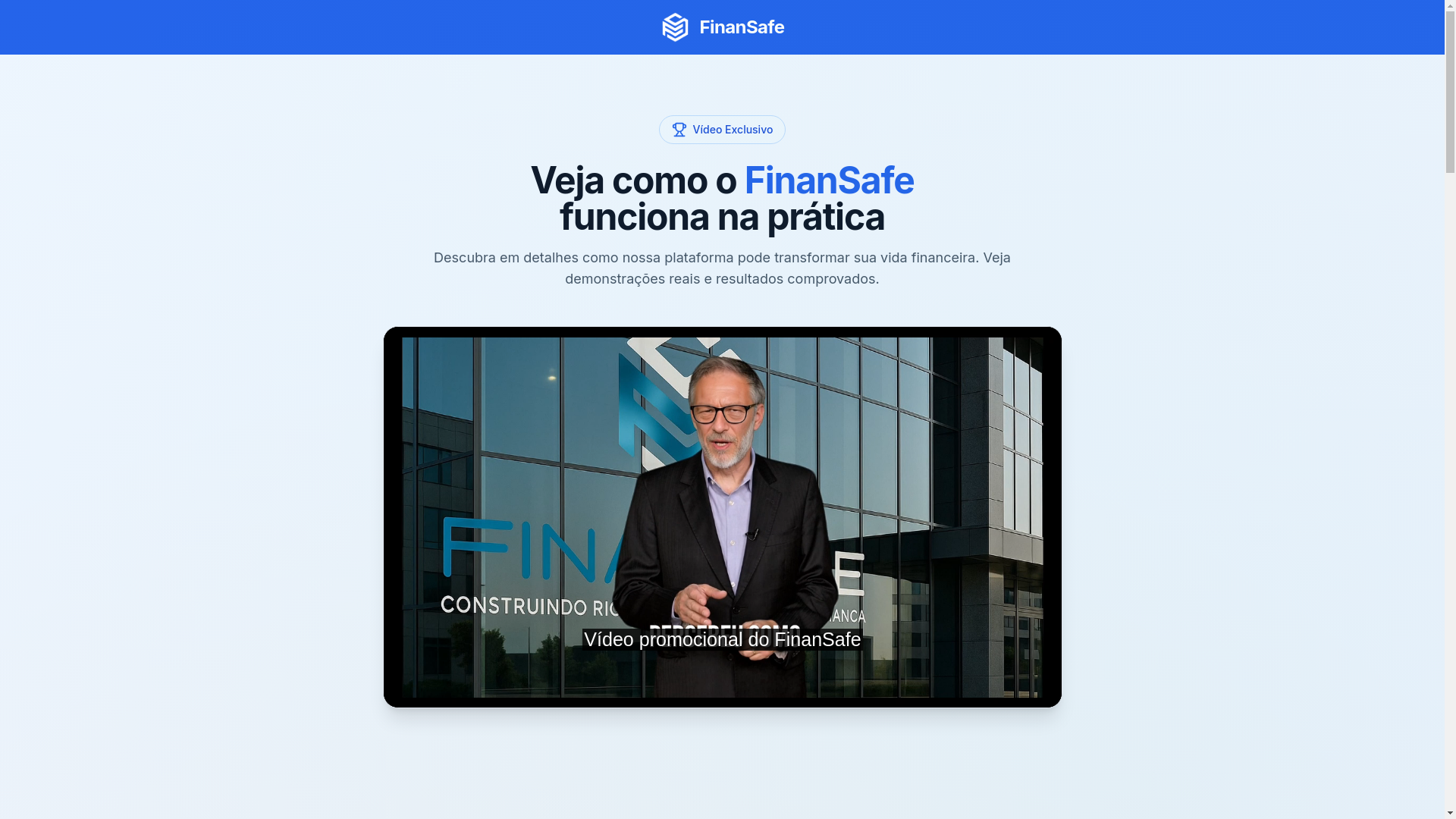 website screenshot of https://finansafe-landing.pages.dev/