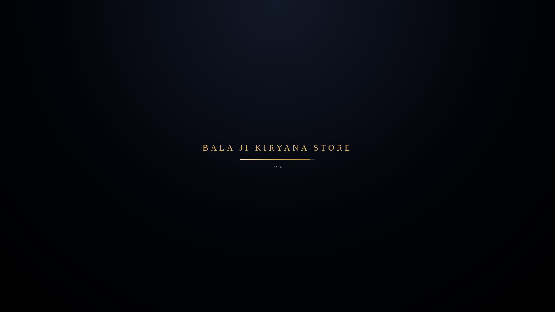 website screenshot of https://balajikiryanastore.shop/