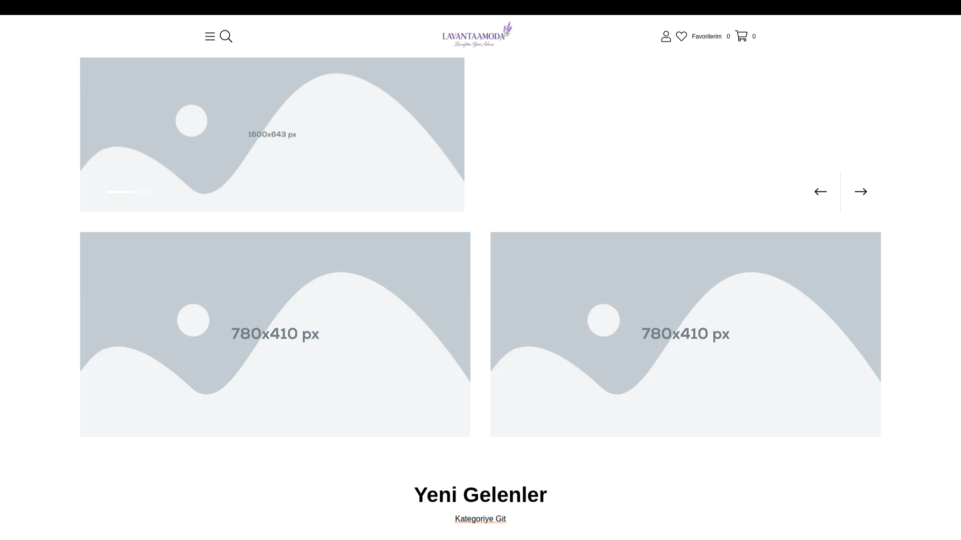 website screenshot of https://lavantaamoda.com/