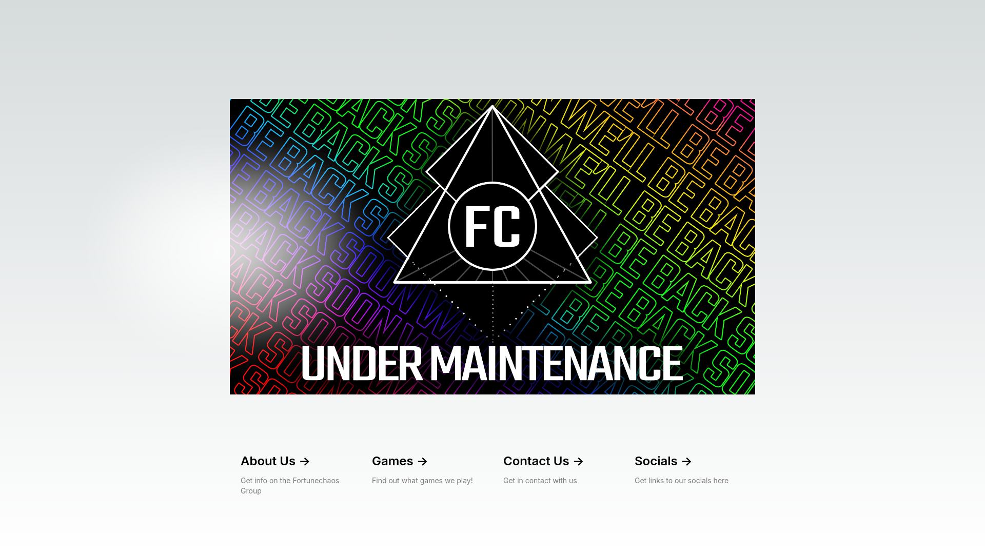 website screenshot of https://fortuneschaos-website.pages.dev/