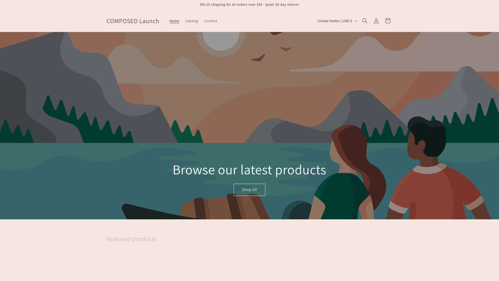 website screenshot of https://composedstudio.co/