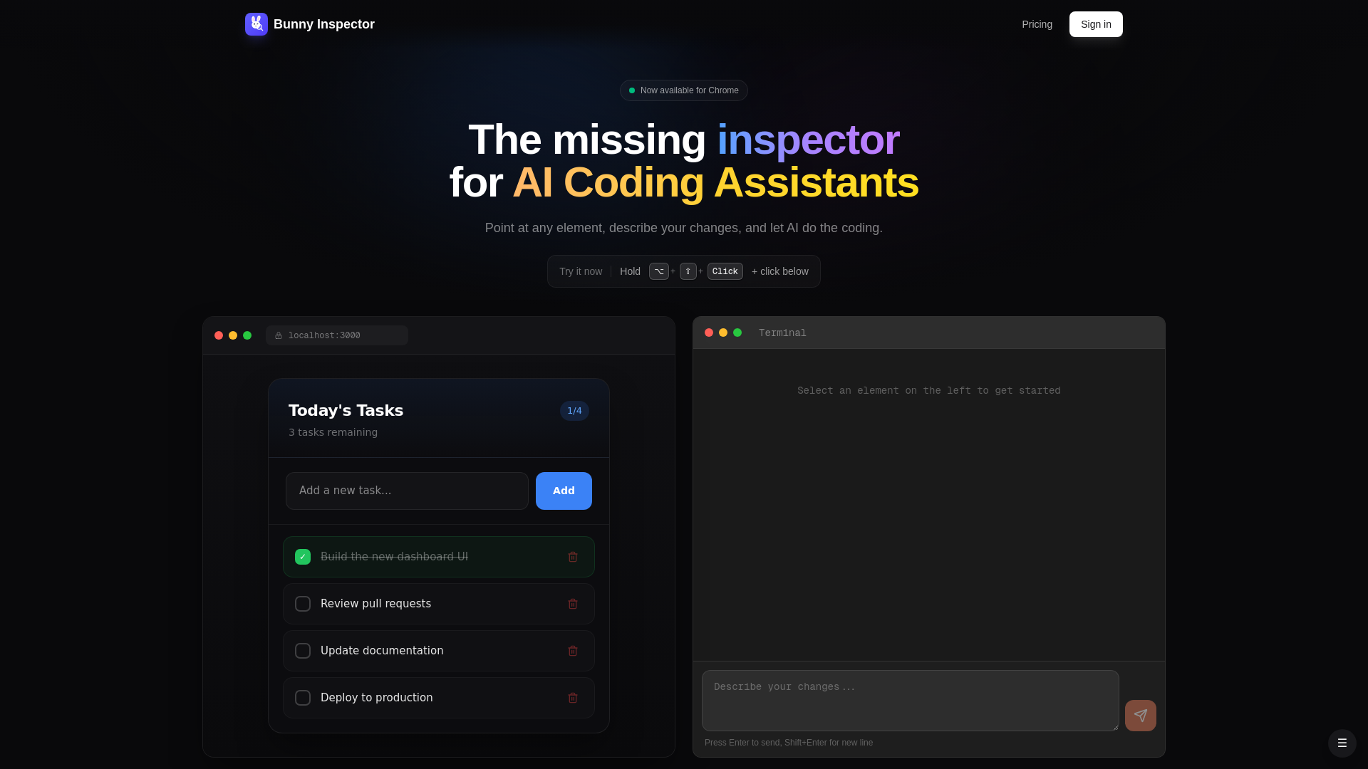 website screenshot of https://bunny-inspector.pages.dev/