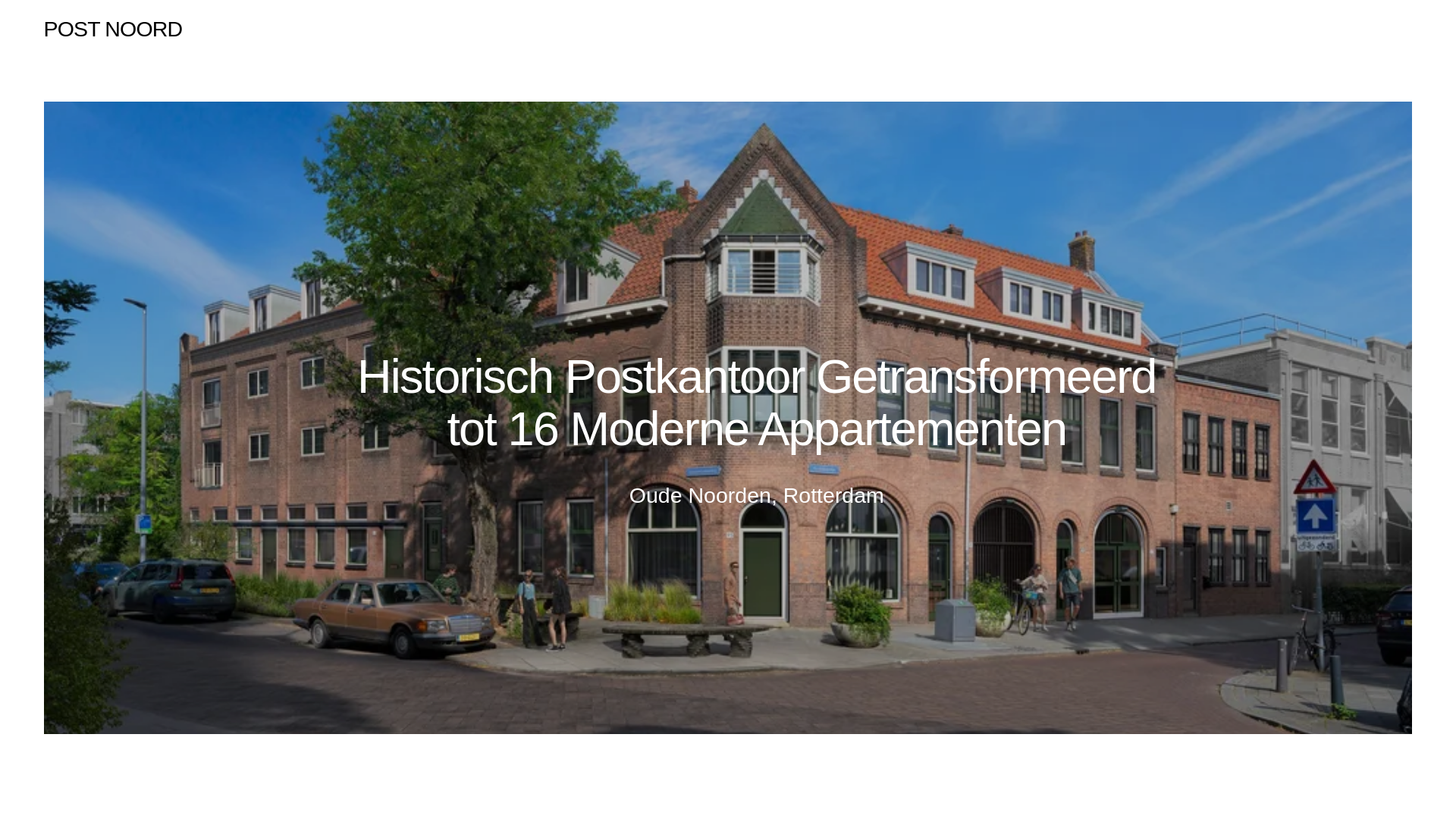 website screenshot of https://postnoord.com/