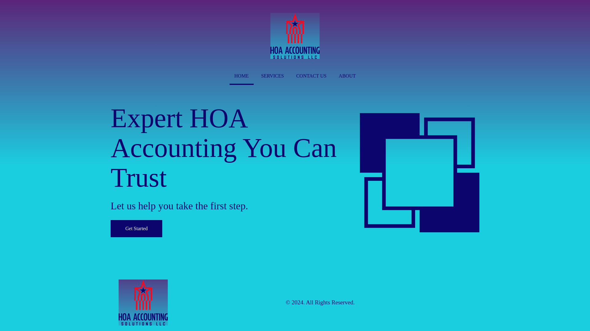 website screenshot of https://hoafinance.org/