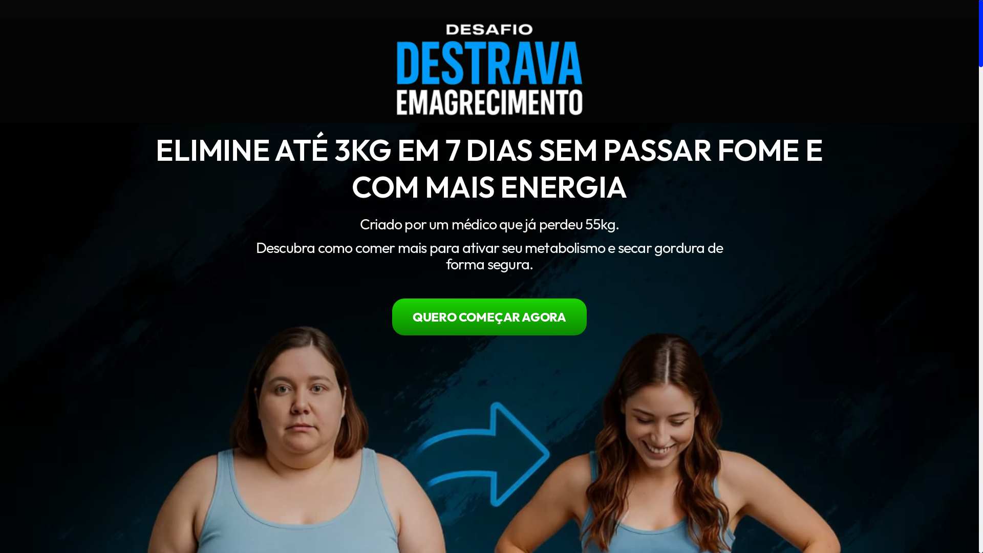 website screenshot of https://desafio-destrava.pages.dev/