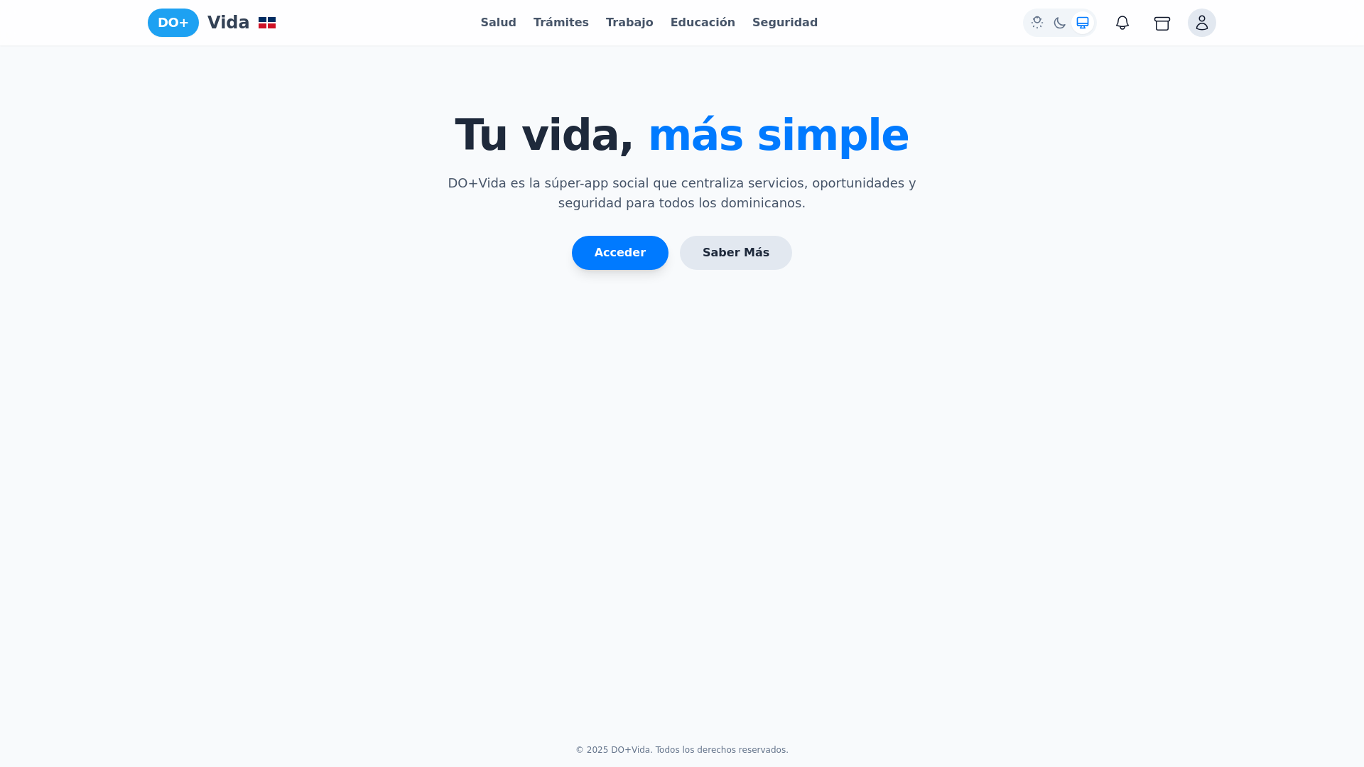 website screenshot of https://do-vidaapp.pages.dev/
