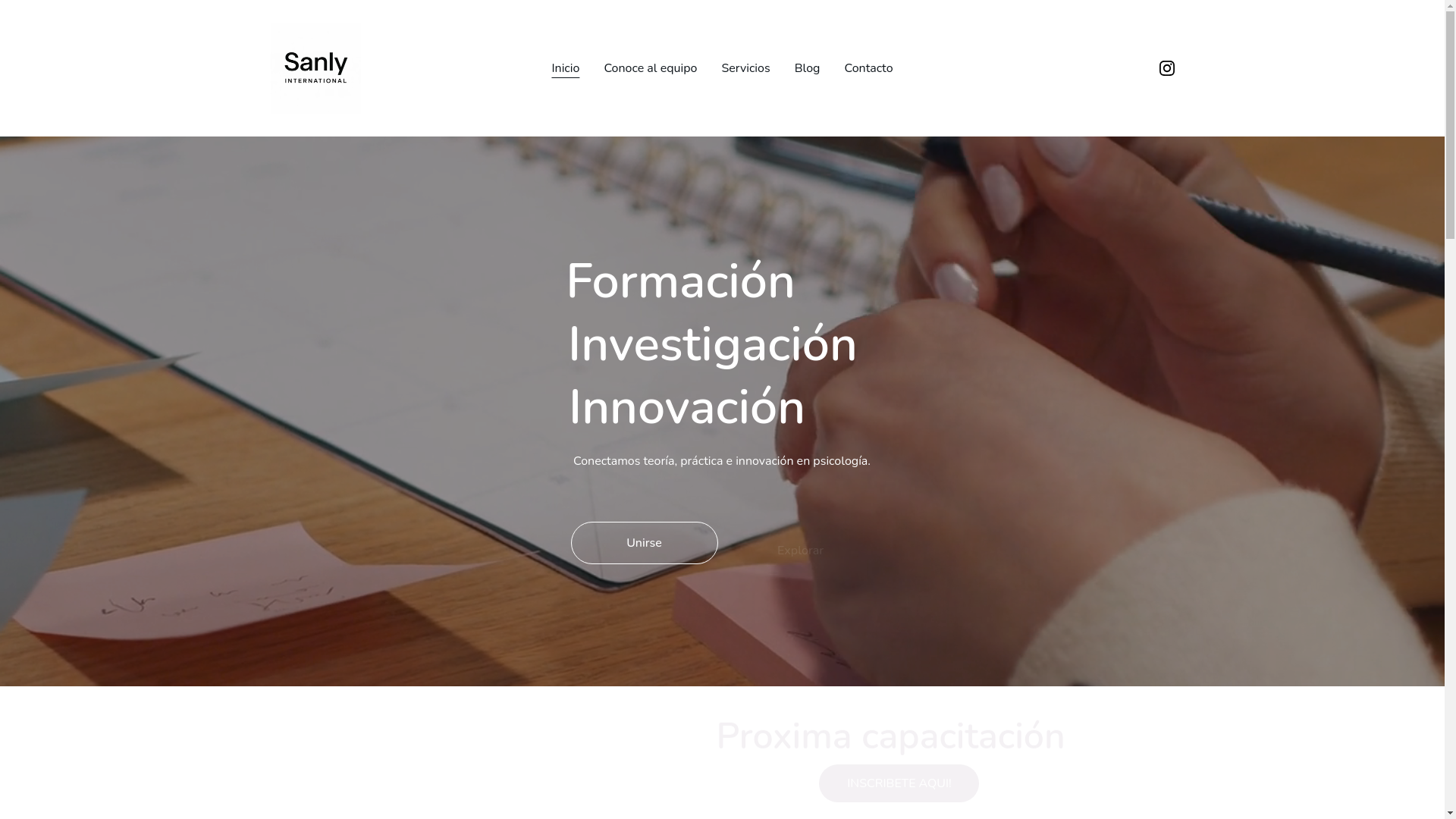 website screenshot of https://sanlyinternational.org/
