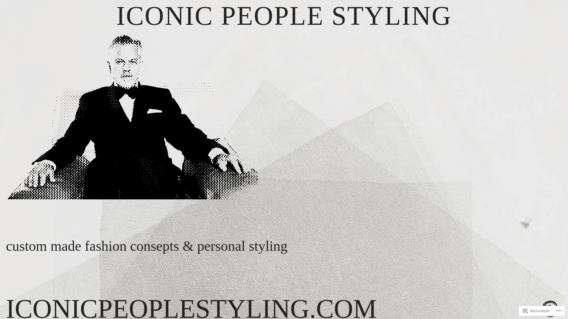 website screenshot of https://iconicpeoplestyling.com