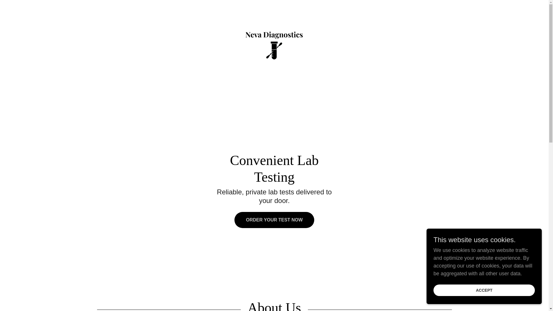 website screenshot of https://mynevadiagnostics.com/