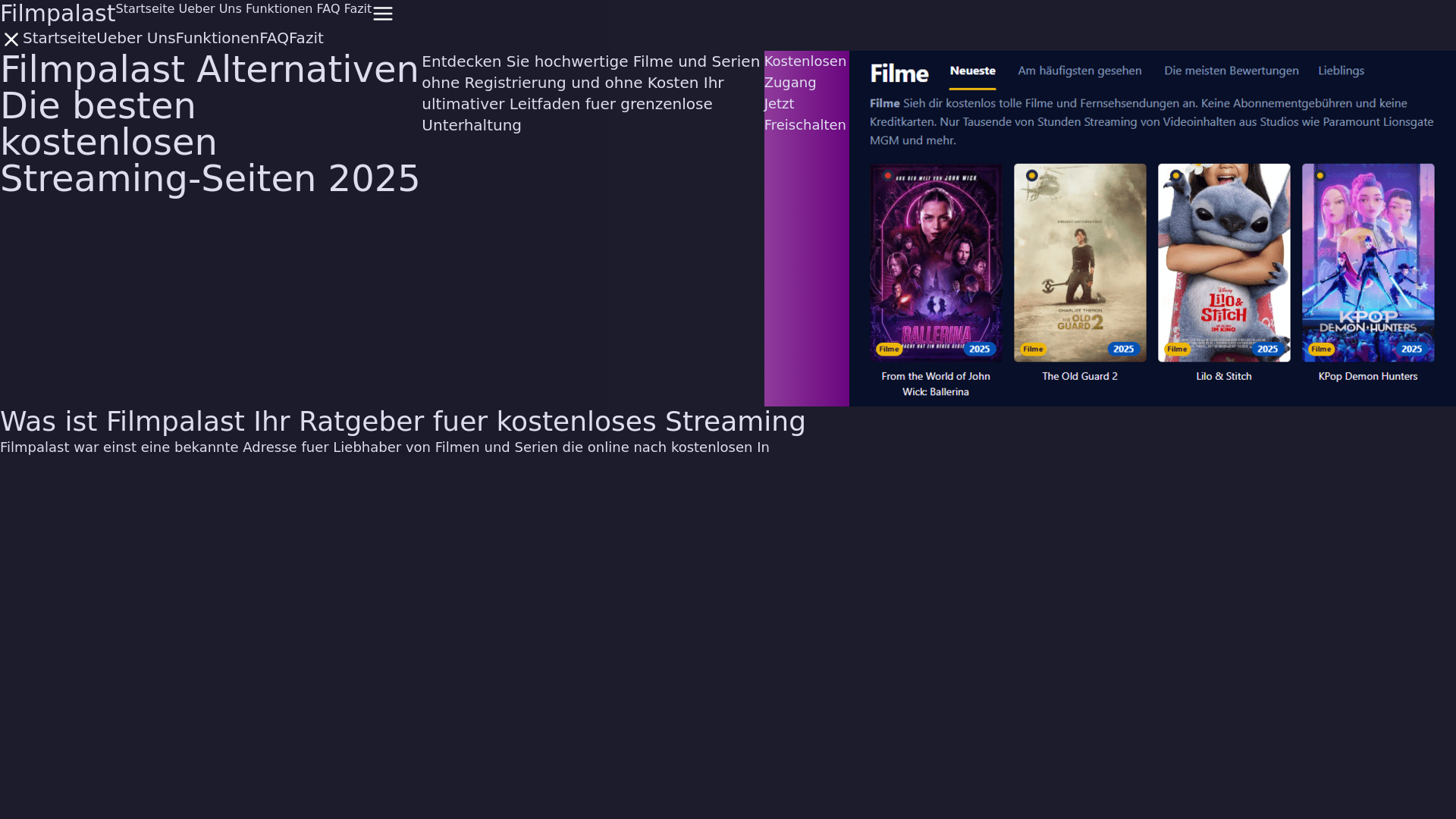 website screenshot of https://filmpalast-cs2k.pages.dev/
