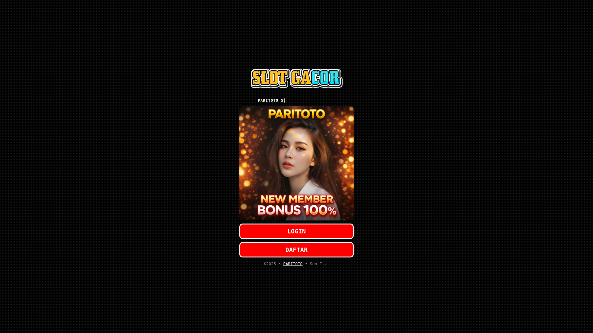 website screenshot of https://paritoto-91b.pages.dev/