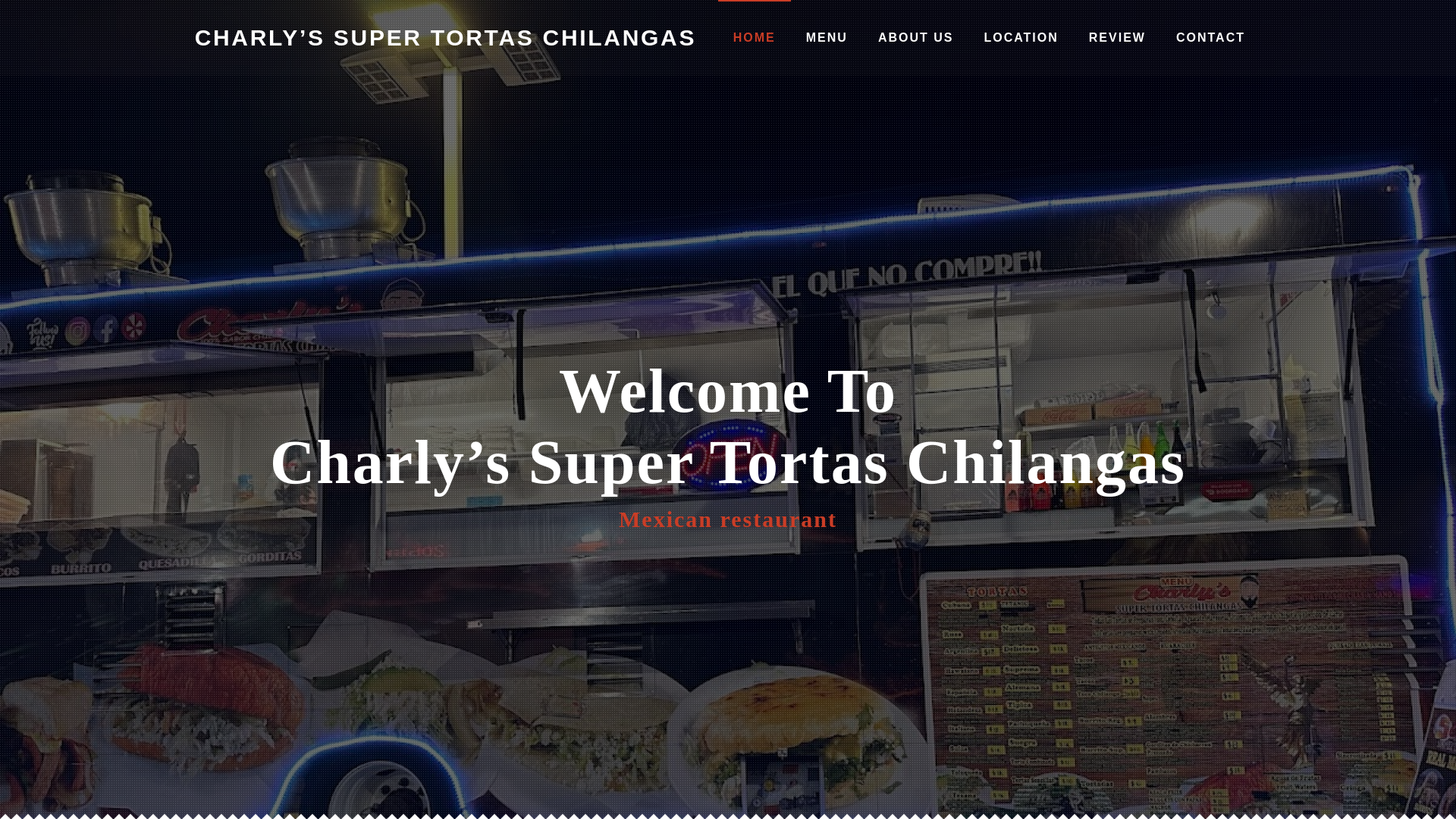website screenshot of https://charlys-super-tortas-chilangas.store/