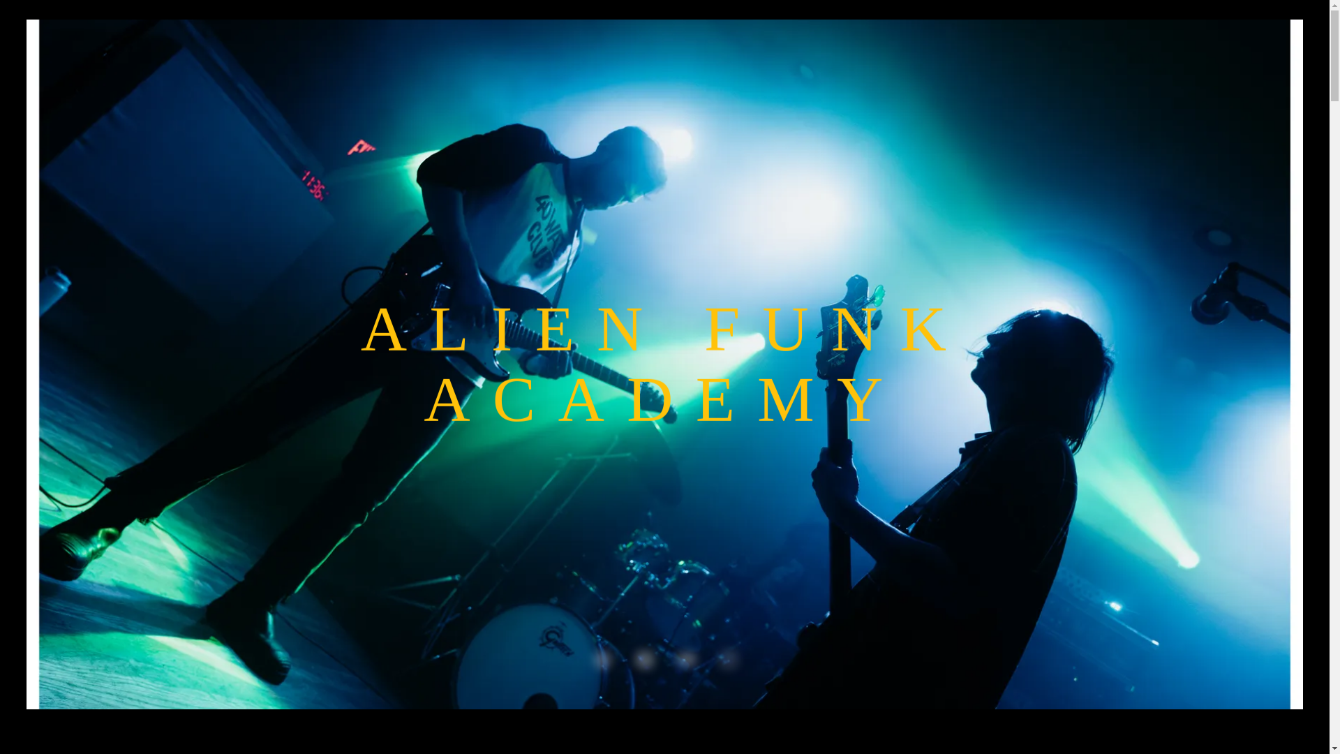 website screenshot of https://alienfunkacademy.com/