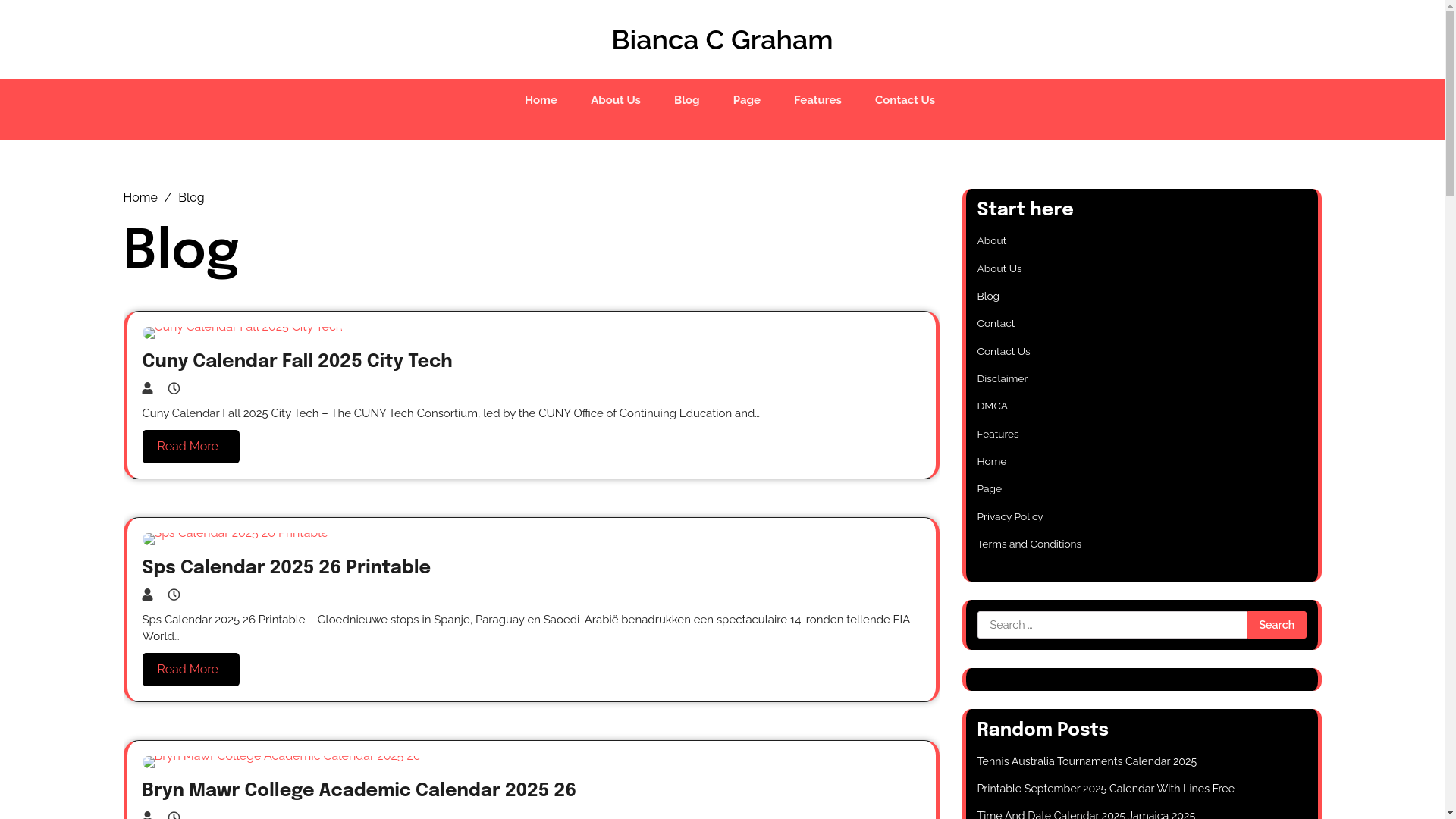 website screenshot of https://biancacgraham.pages.dev/