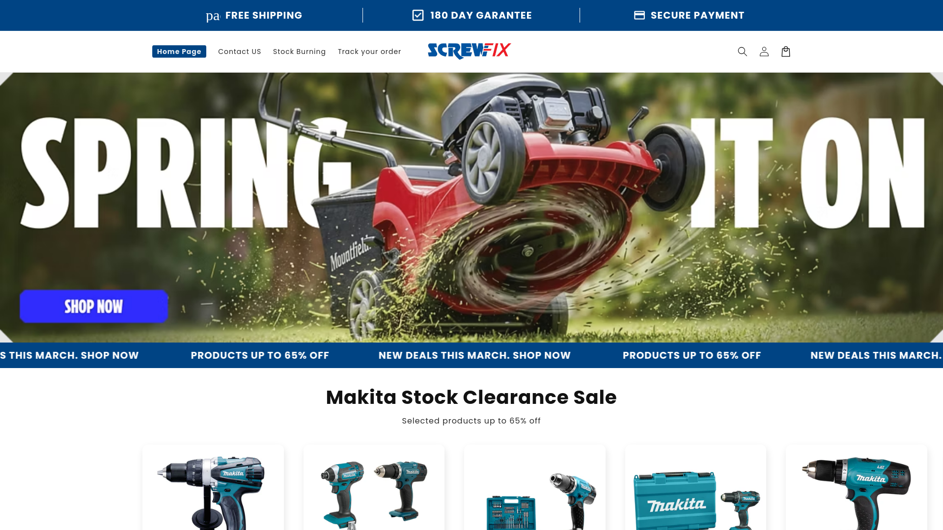 website screenshot of https://screwfix-tool.com/