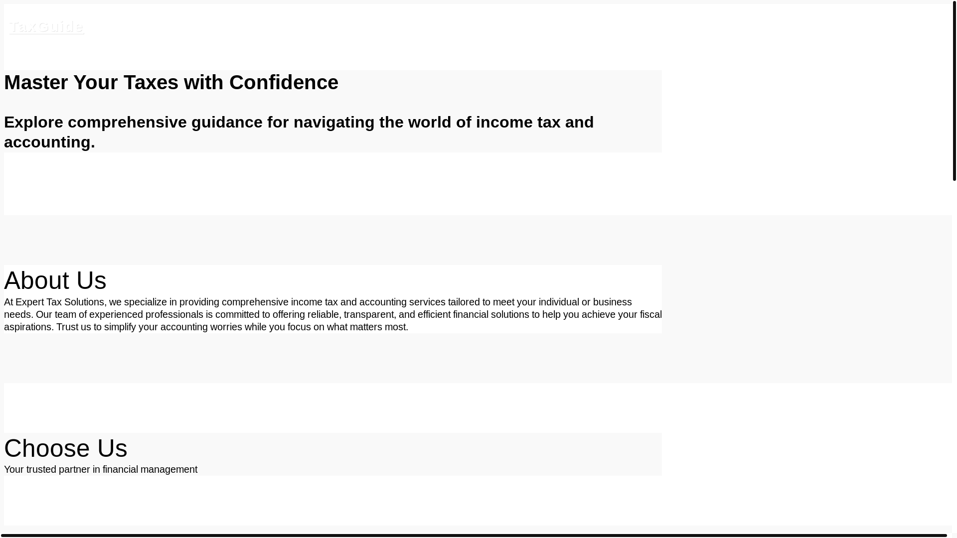 website screenshot of https://taxguidecanada.ca/