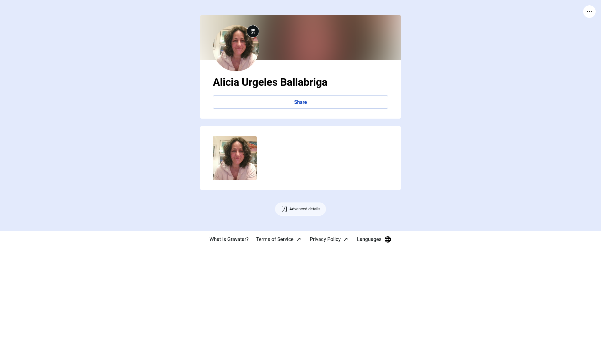 website screenshot of https://aliciaurgelesballabriga.social/