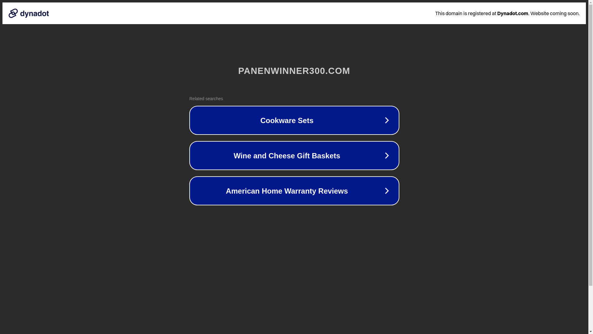 website screenshot of https://panenwinner300.com/
