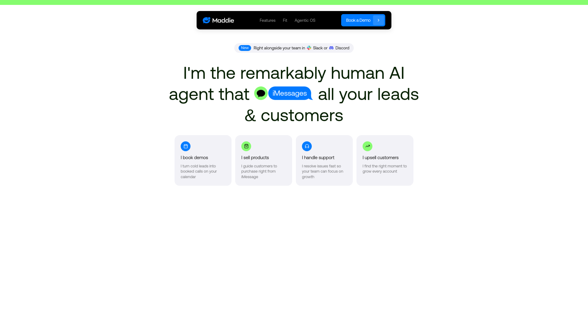 website screenshot of https://elitemaddie.com/