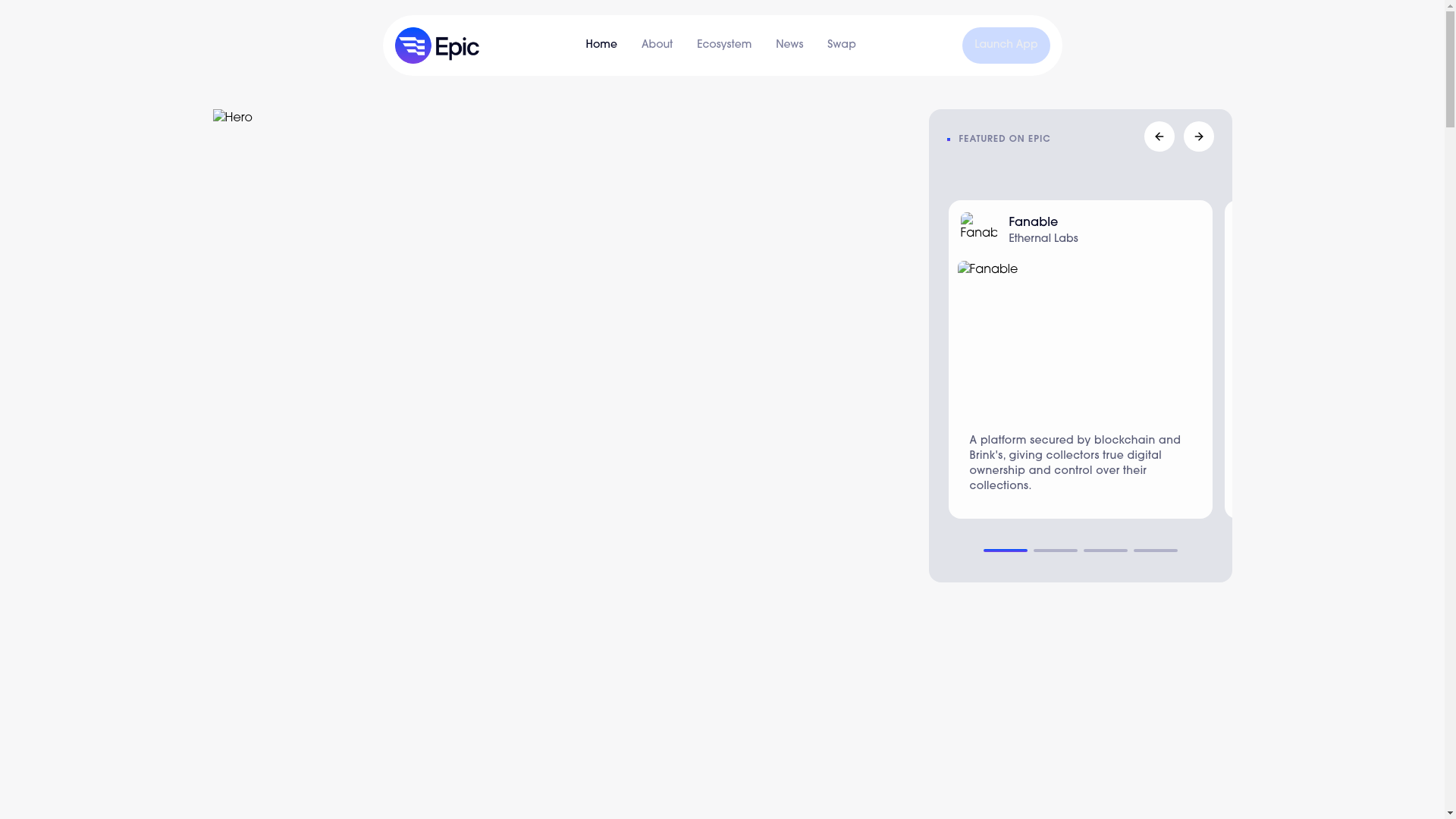 website screenshot of https://epicchainai.pro/